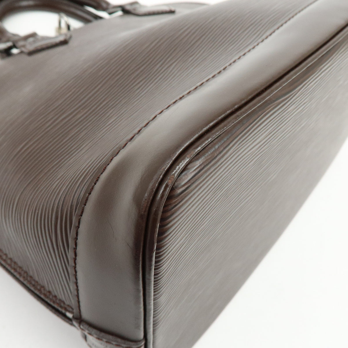 Louis Vuitton Epi Alma Leather Hand Bag Moca M5280D