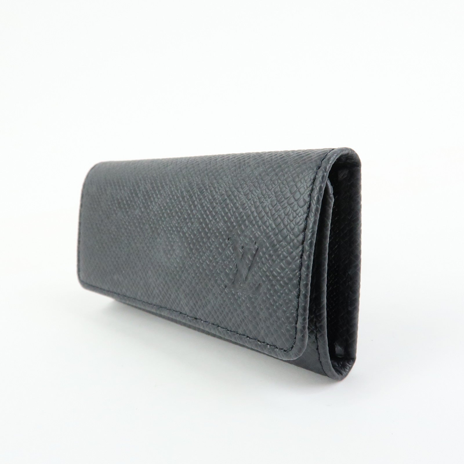 Louis Vuitton Taiga Leather Multicles 4 Key Case Ardoise M30522