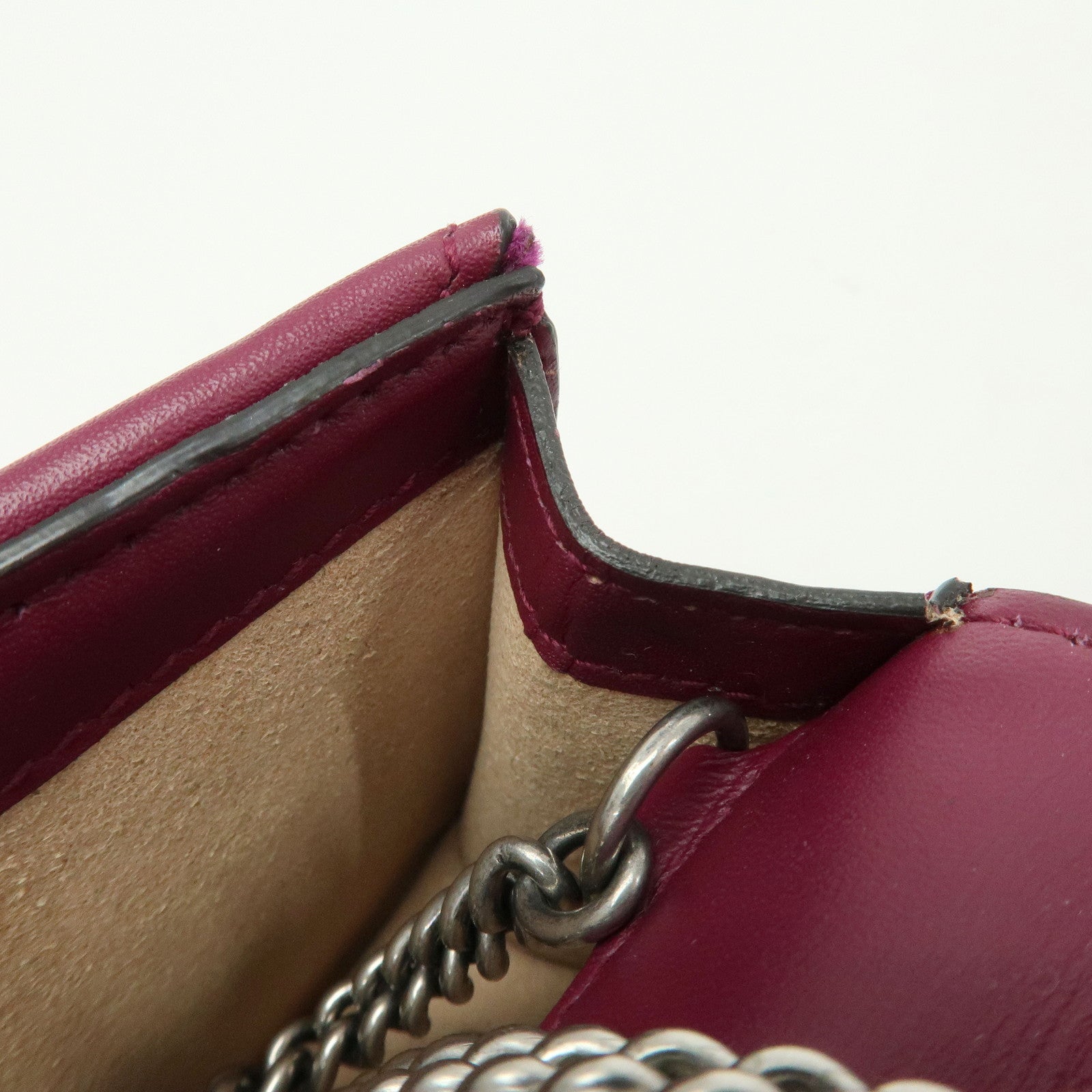 GUCCI Dionysus Super Mini Bag Suede Leather Shoulder Bag 476432