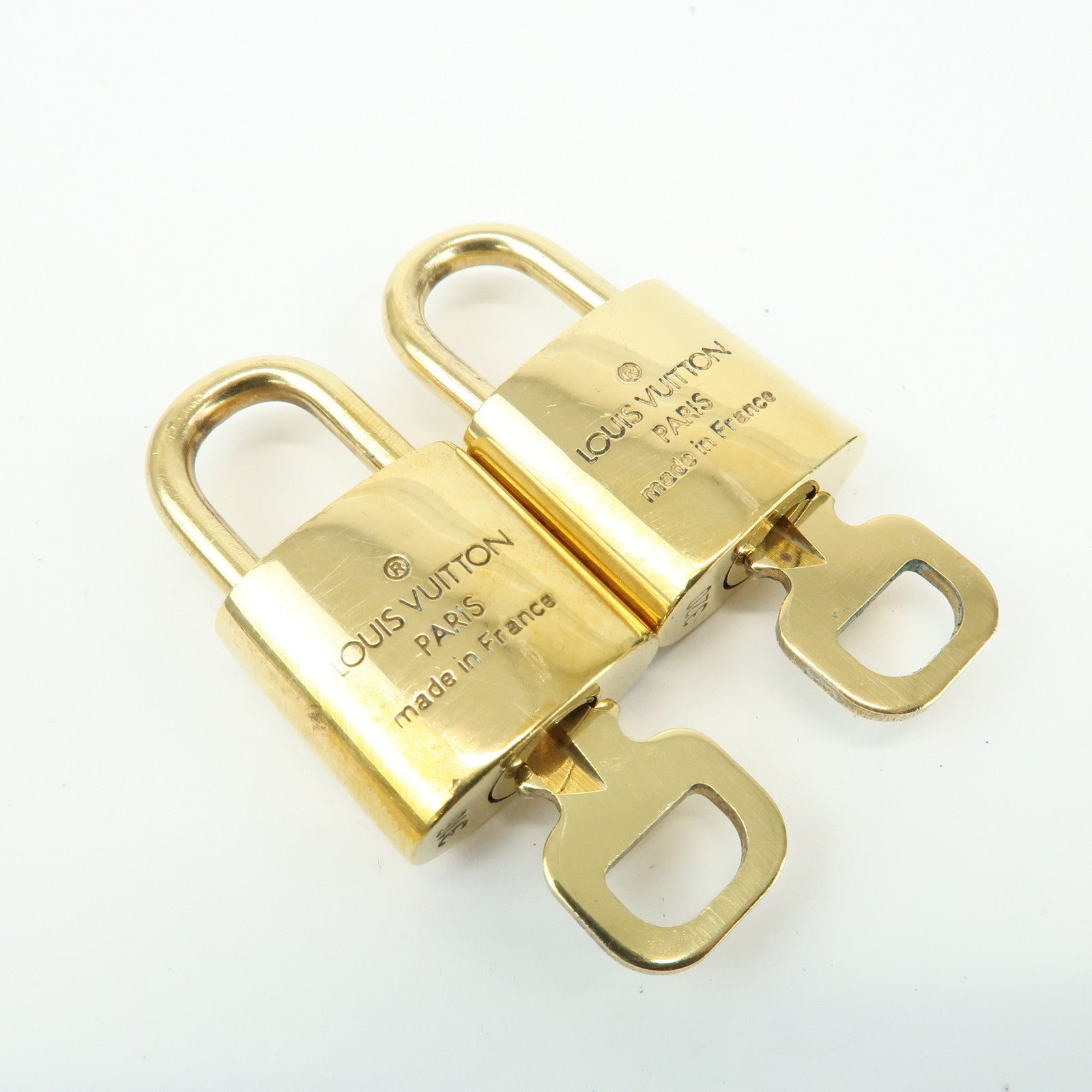 Louis Vuitton Set of 10 Lock & Key Cadena Key Lock