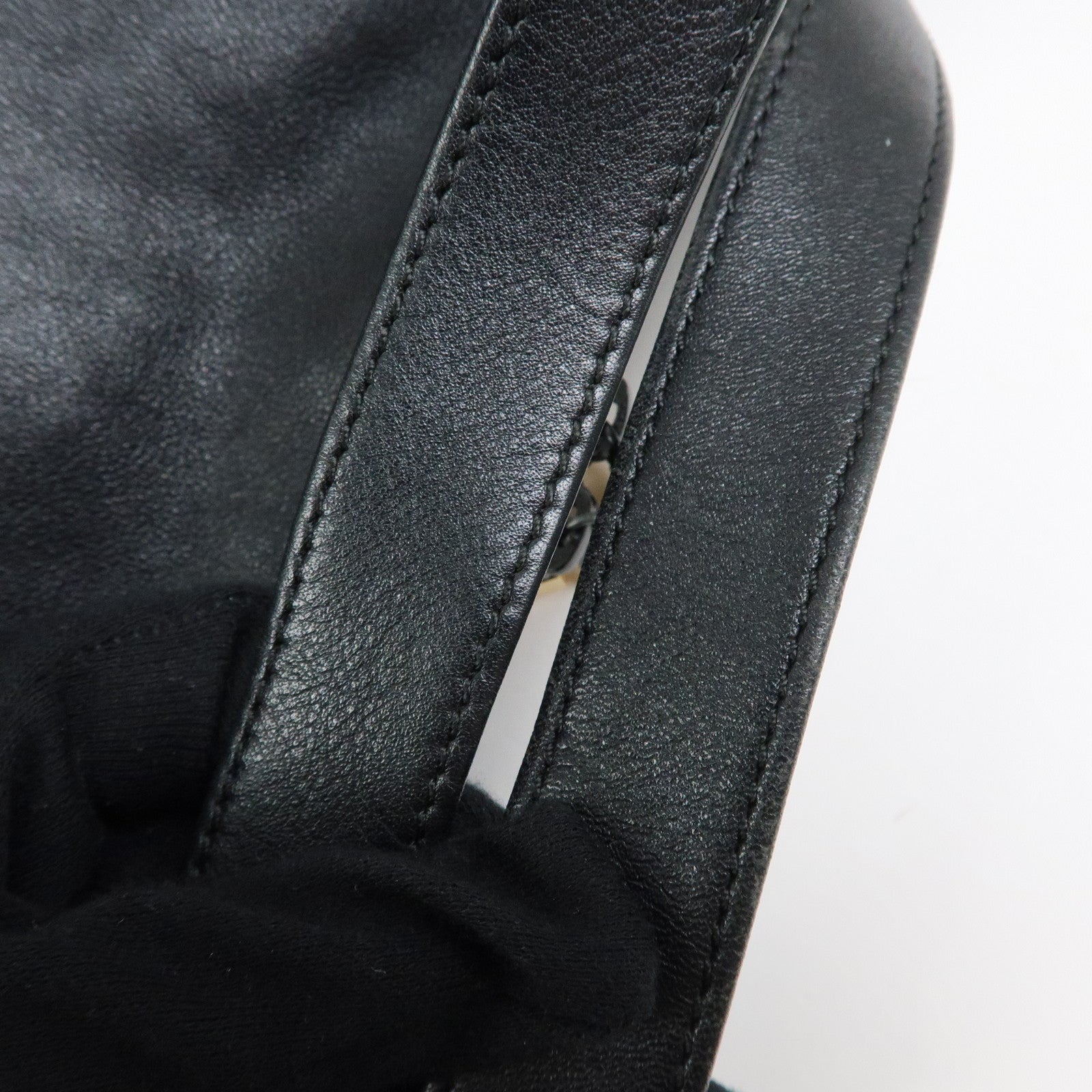 LOEWE Anagram Calf Leather 2Way Bag Boston Bag Travel Bag Black