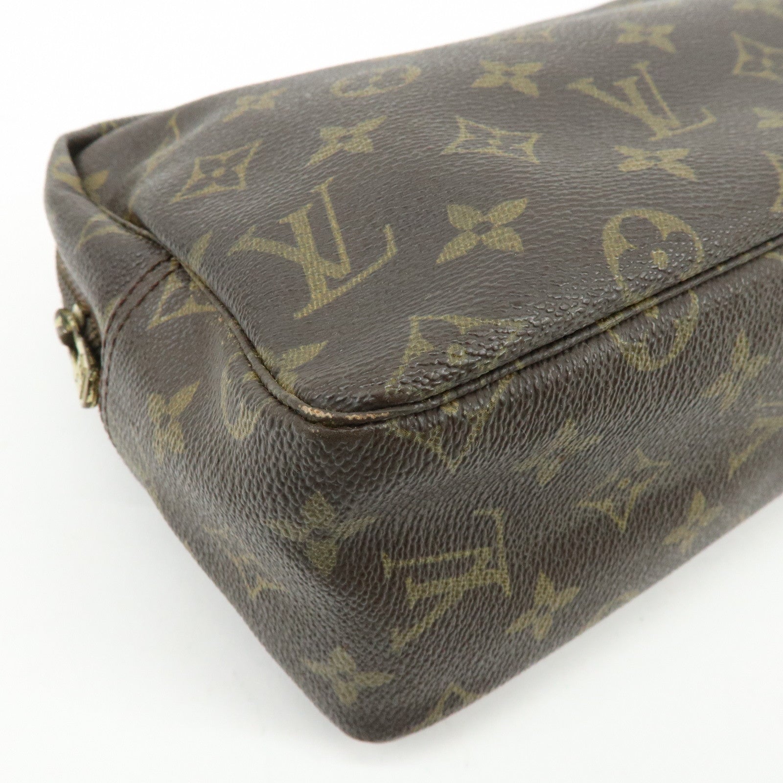 Louis Vuitton Monogram Trousse Toilette 28 Pouch Brown M47522