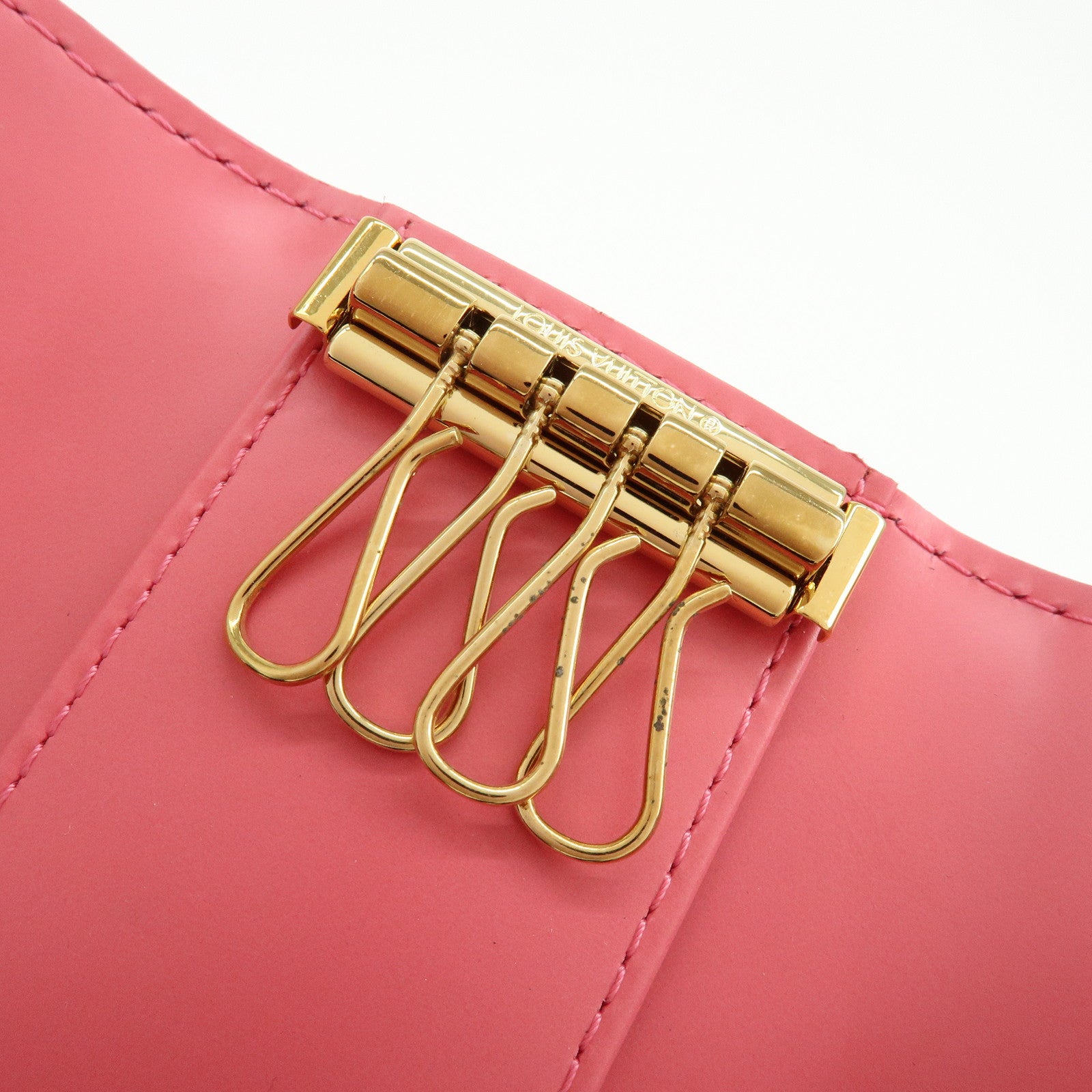 Louis Vuitton Monogram Vernis Multicle 4 Rings Key Case M9145F