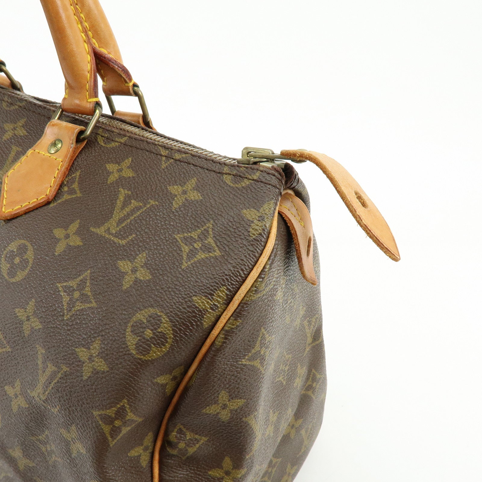 Louis Vuitton Monogram Speedy 35 Canvas Boston Bag Hand Bag M41524
