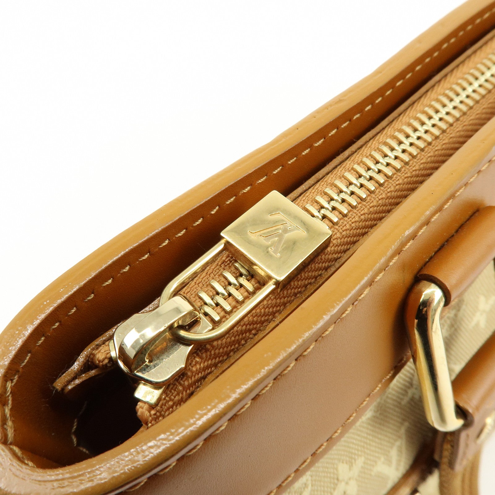 Louis Vuitton Monogram Mini Lucille PM Hand Bag Beige M92684