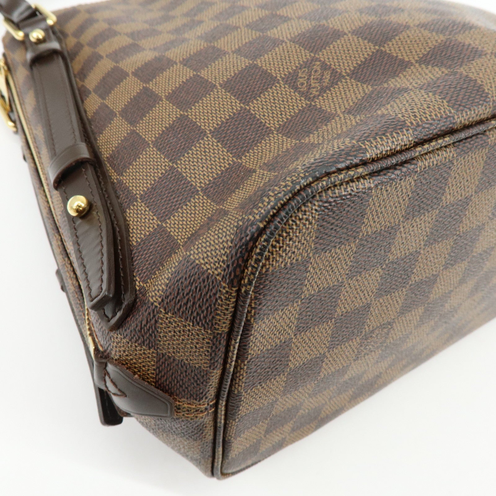 Louis Vuitton Damier Cabas Rivington Canvas Shoulder Bag Brown N41108