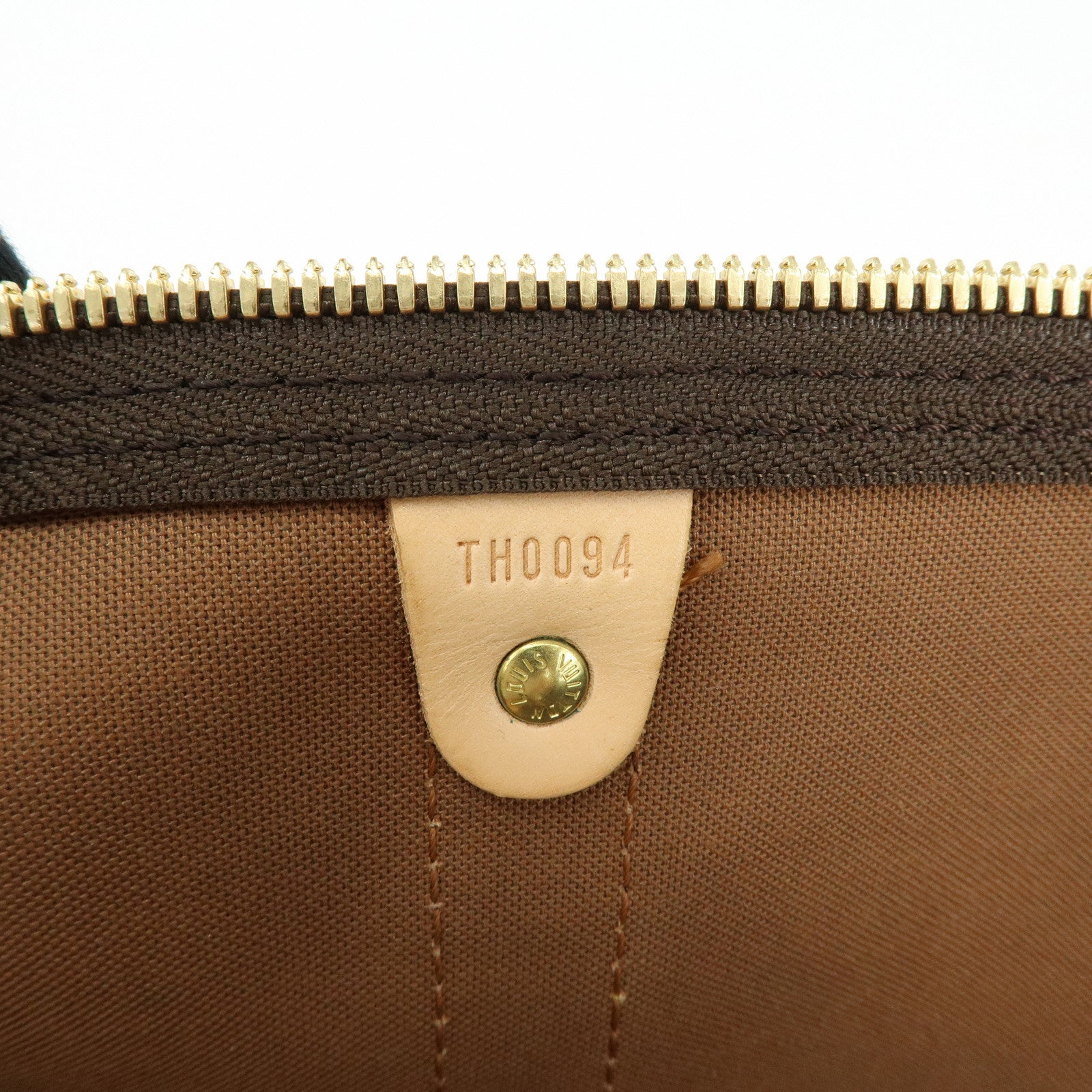 Louis Vuitton Monogram Keep All 50 Boston Bag Brown M41426