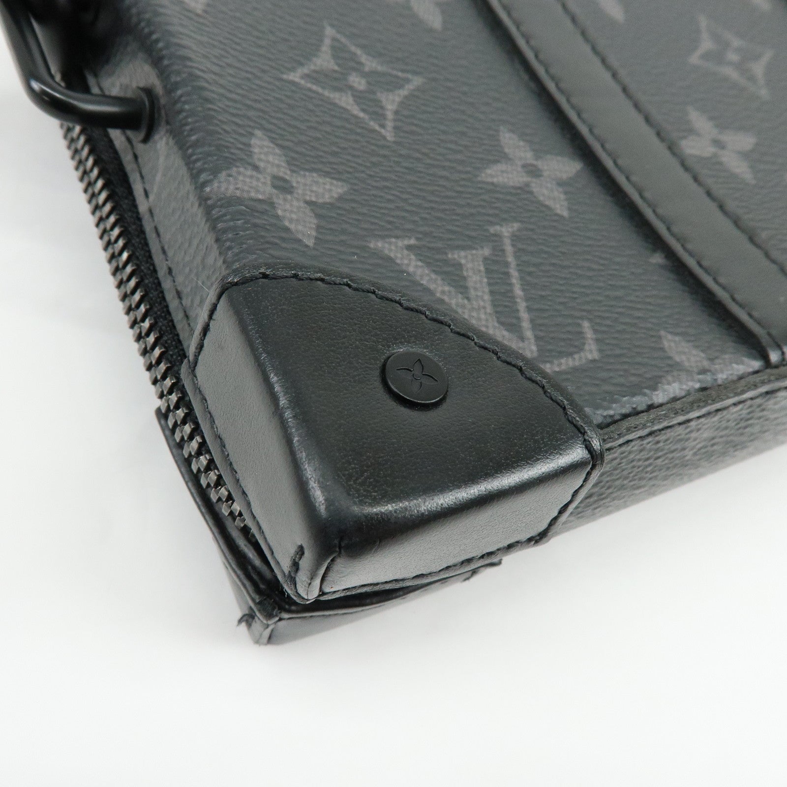 Louis Vuitton Monogram Eclipse Soft Trunk Wallet Shoulder Bag M69838