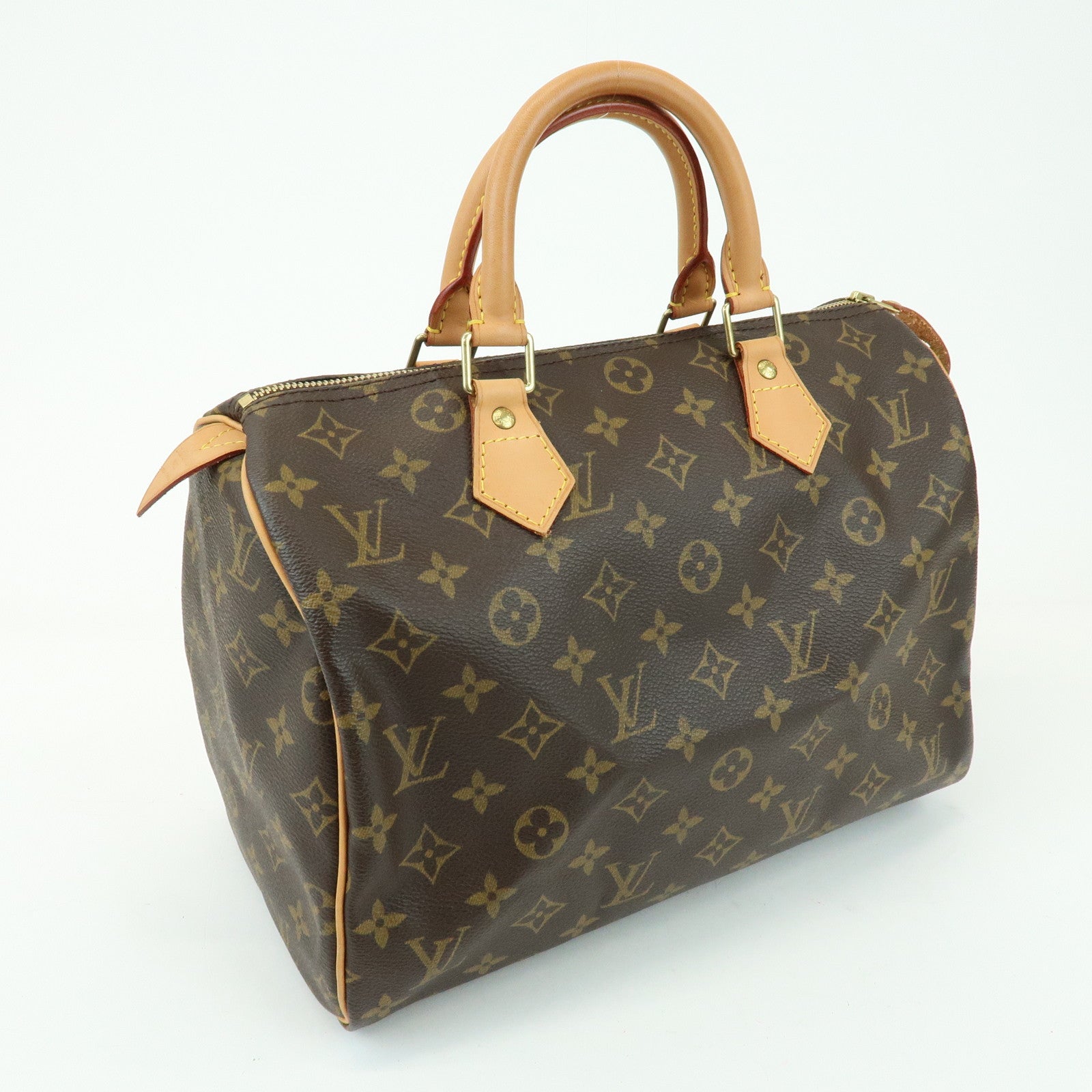 Louis Vuitton Monogram Speedy 30 Boston Bag Hand Bag Brown M41526