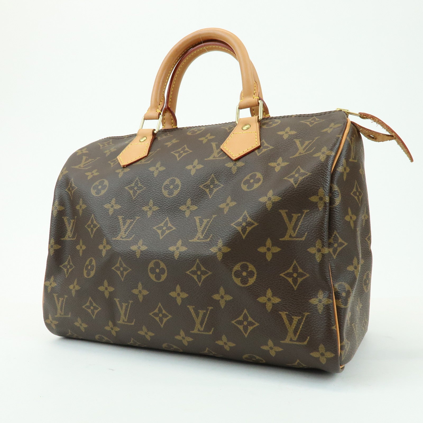 Louis Vuitton Monogram Speedy 30 Boston Bag Hand Bag Brown M41526