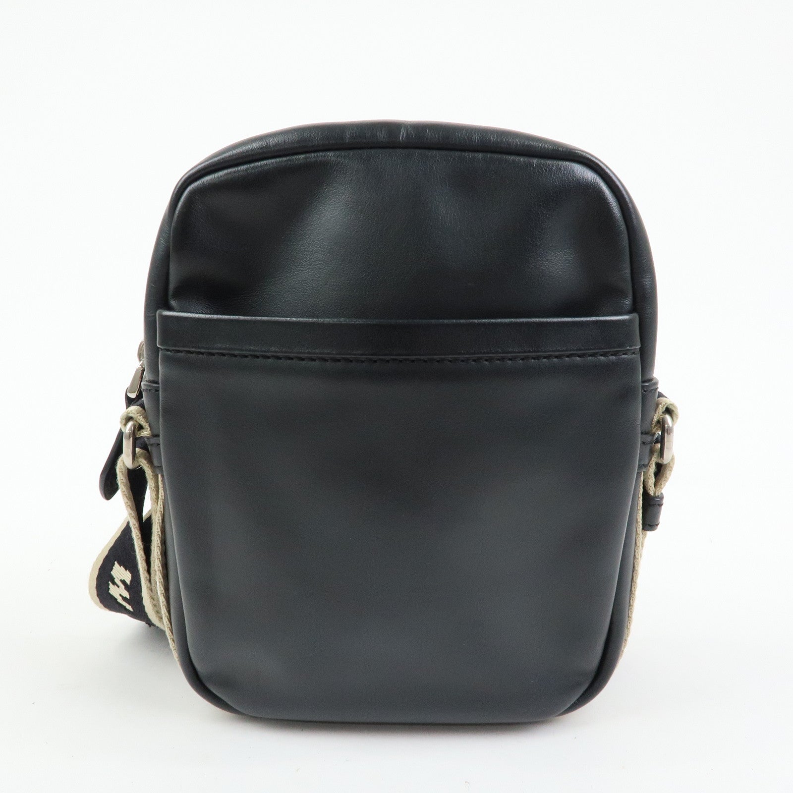 MARNI BEY Logo Leather Shoulder Bag Crossbody Bag Black