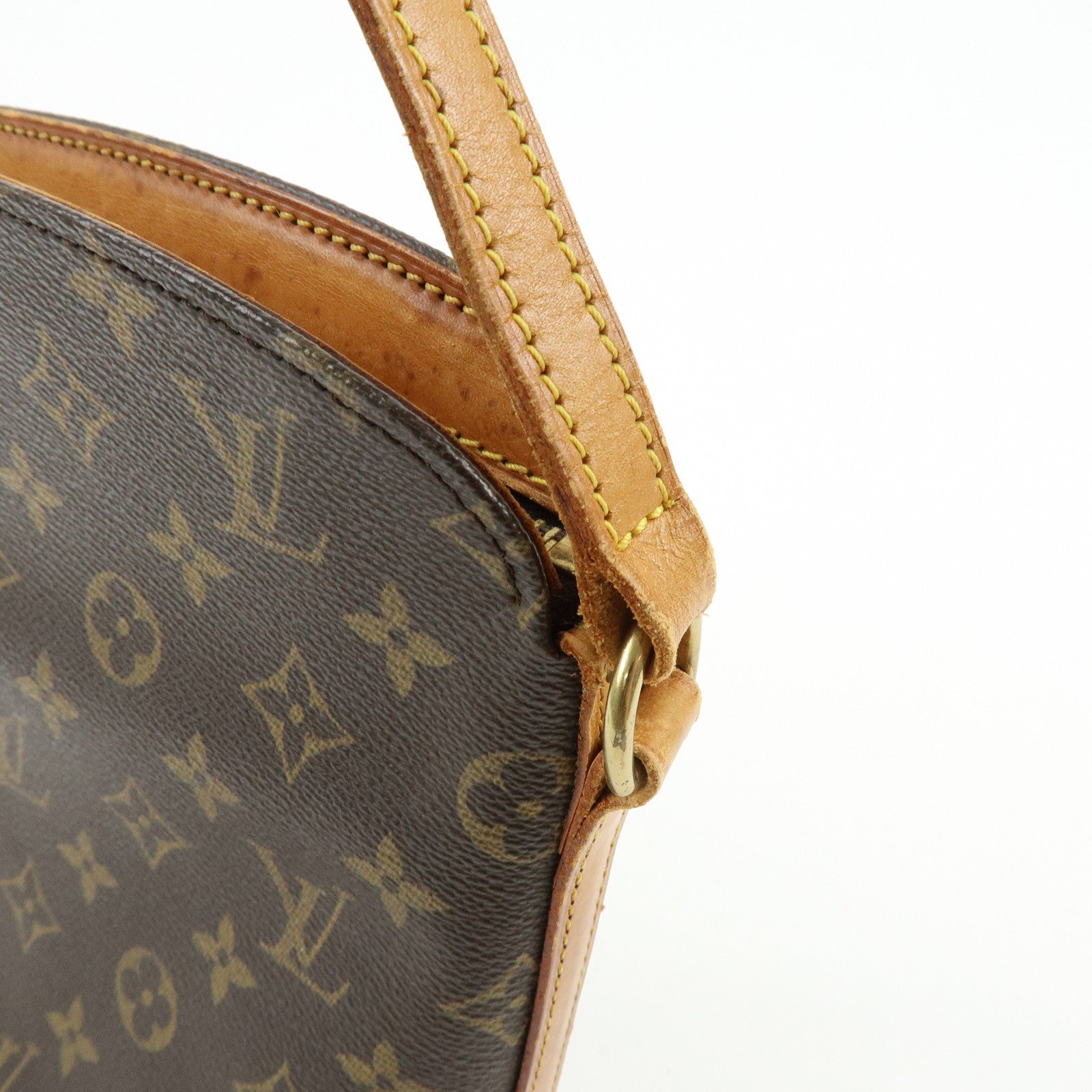 Louis Vuitton Monogram Drouot Crossbody Shoulder Bag Brown M51290