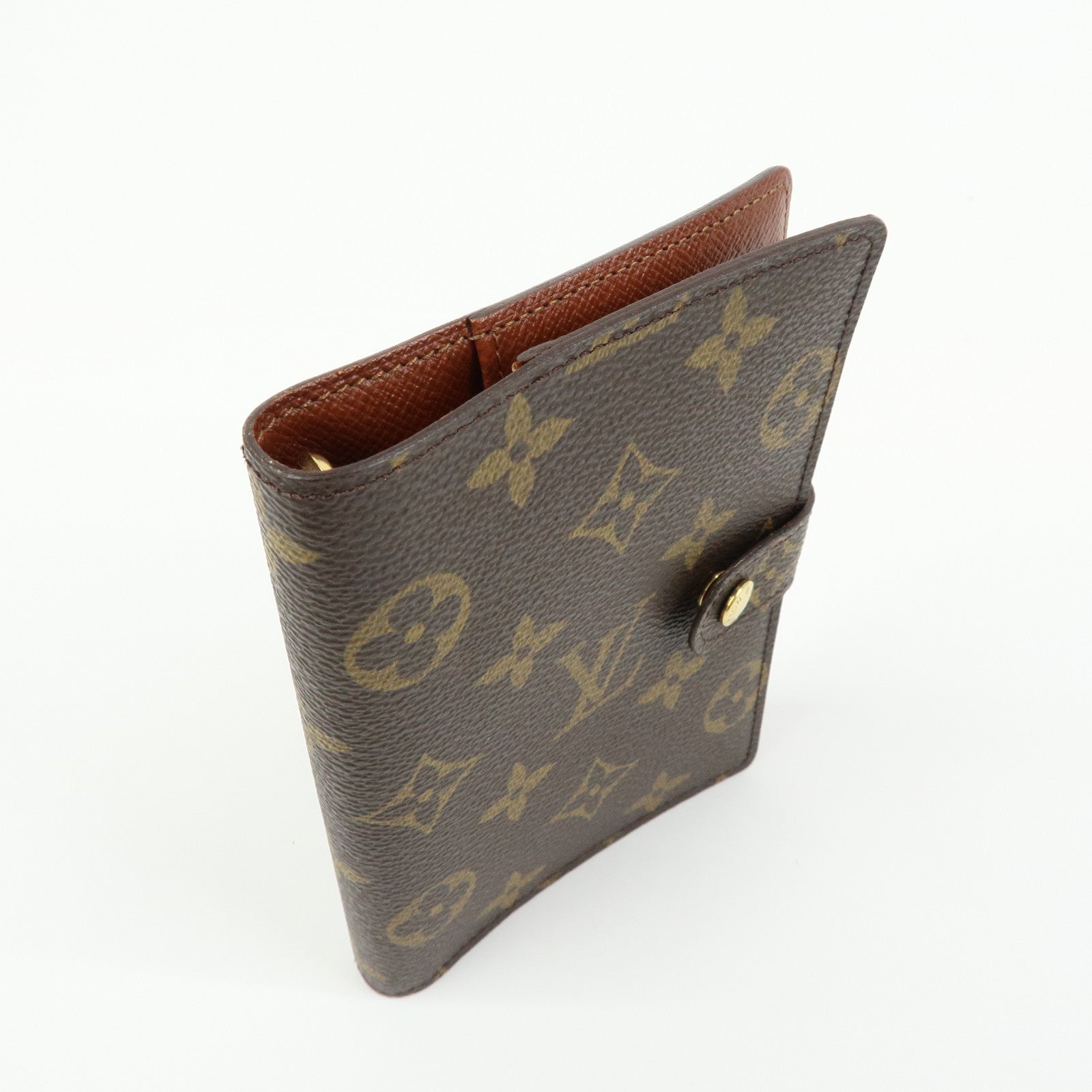 Louis Vuitton Monogram Agenda PM Planner Cover Brown R20005