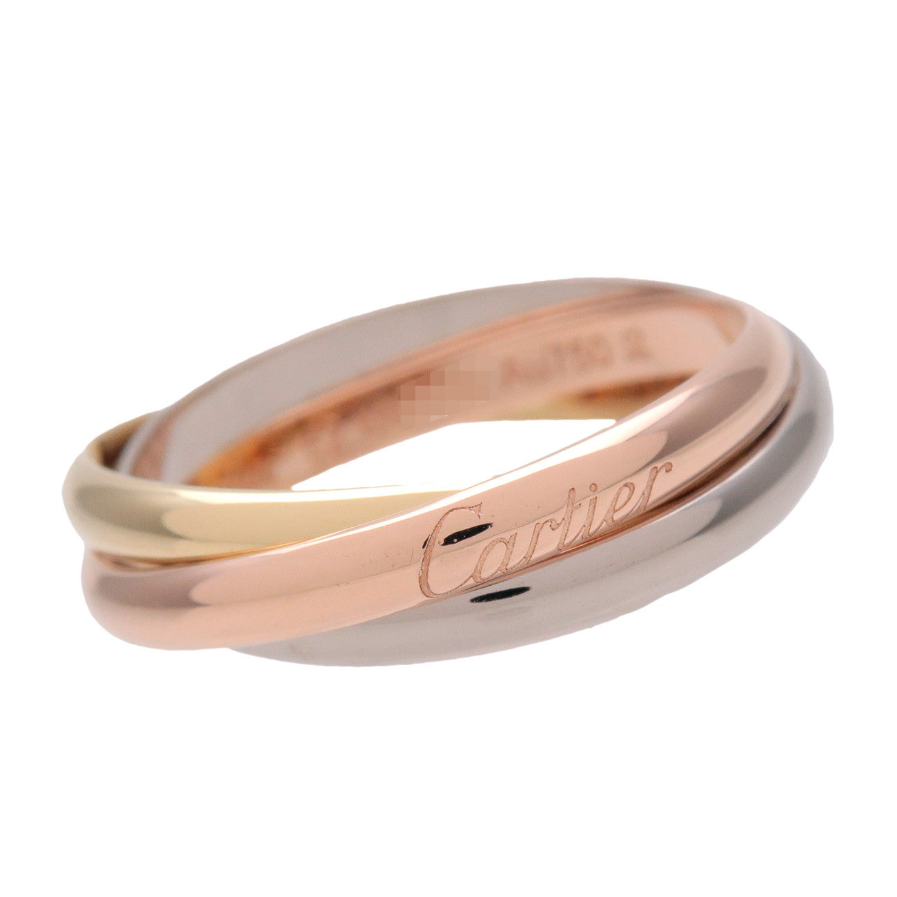 Cartier Trinity Ring SM K18 750YG/WG/PG #62 US10 EU62 HK22