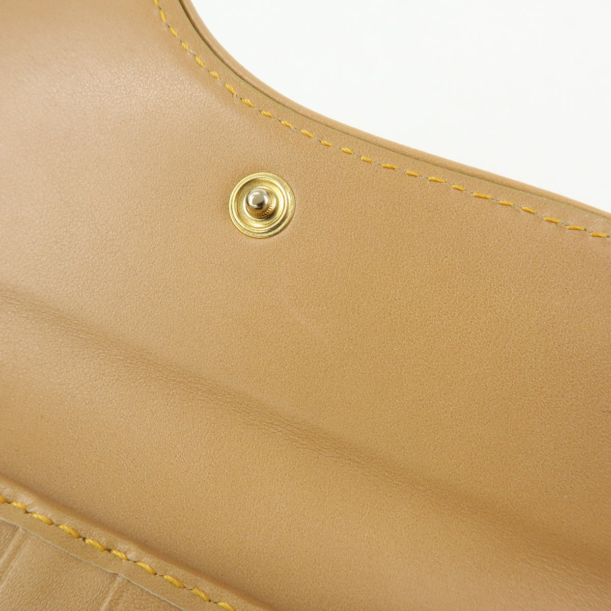 Christian Dior Saddle Denim Leather Bi-fold Long Wallet Blue