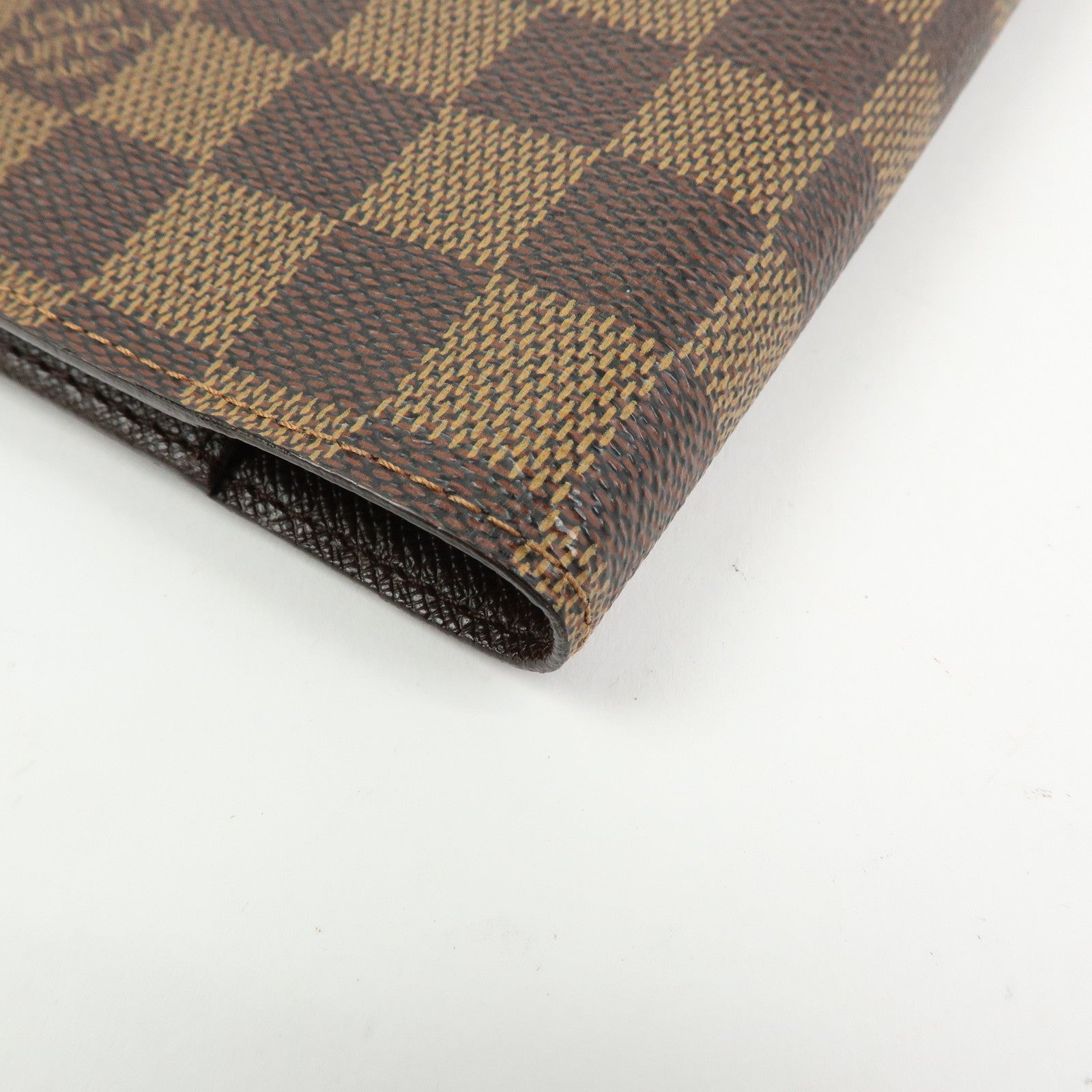 Louis Vuitton Damier Agenda PM Planner Cover Brown R20700