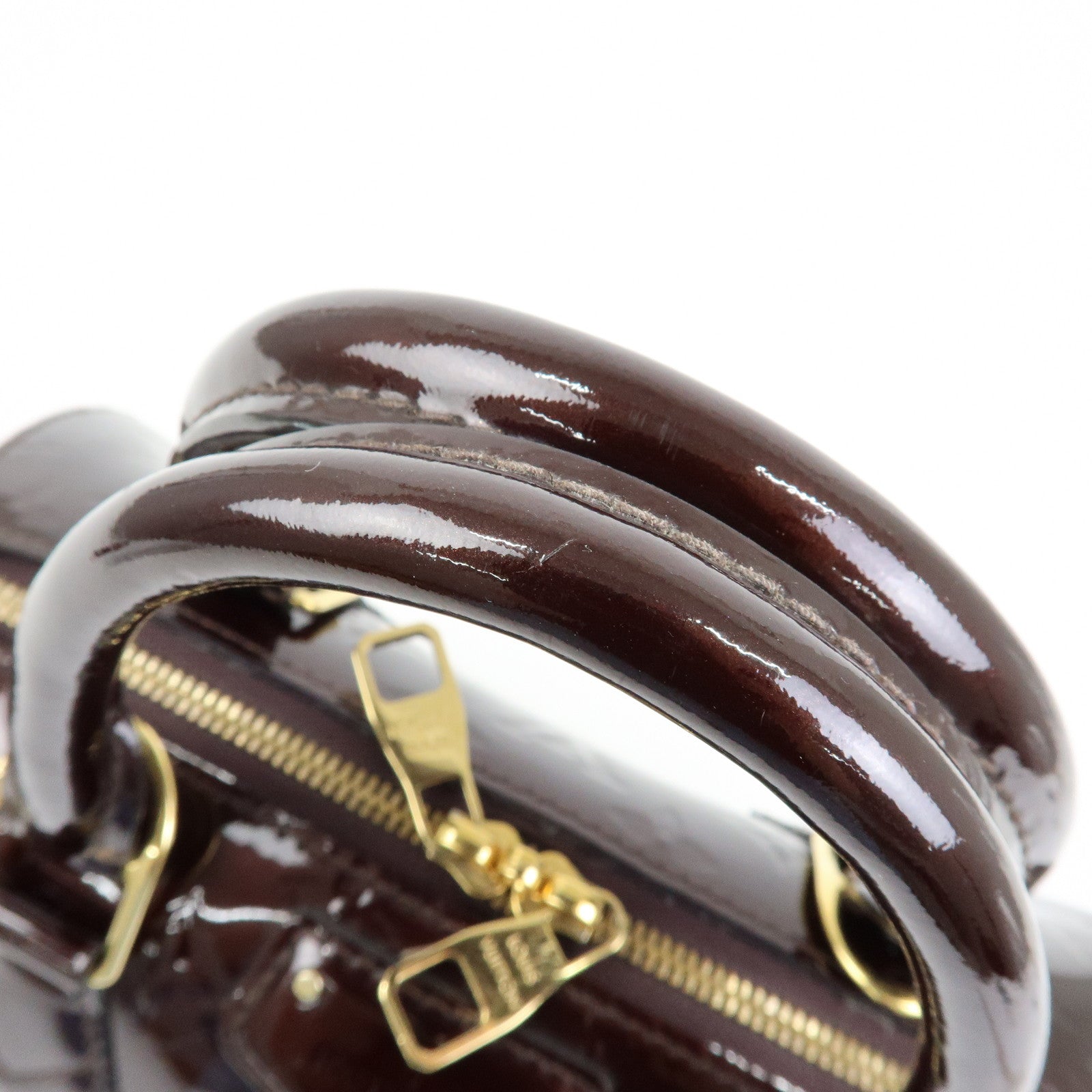 Louis Vuitton Monogram Vernis Montana Leather Hand Bag Amarante M90057
