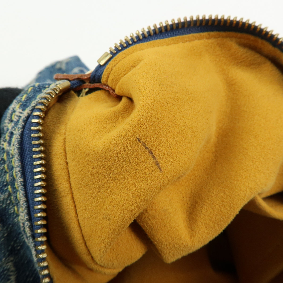 Louis Vuitton Monogram Denim Baggy GM Shoulder Bag Blue M95048