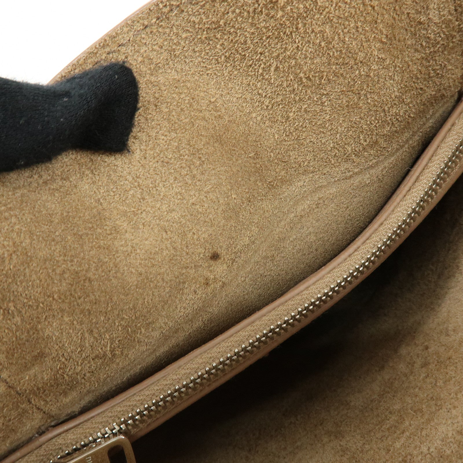 MIU MIU Madras Leather Tote Bag Shoulder Bag Beige RR2012
