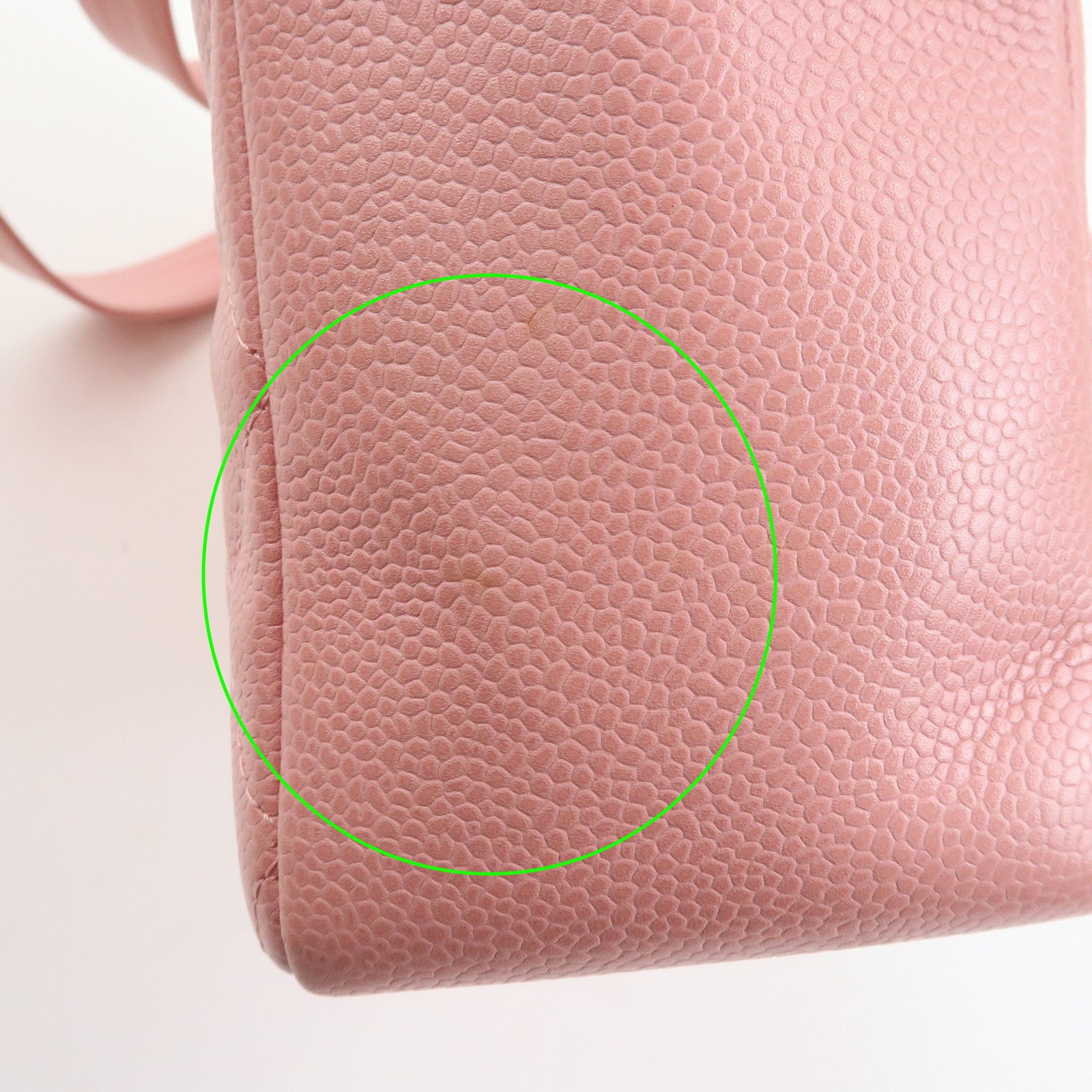 CHANEL COCO Mark Caviarskin PST Chain Tote Bag Shoulder Bag Pink