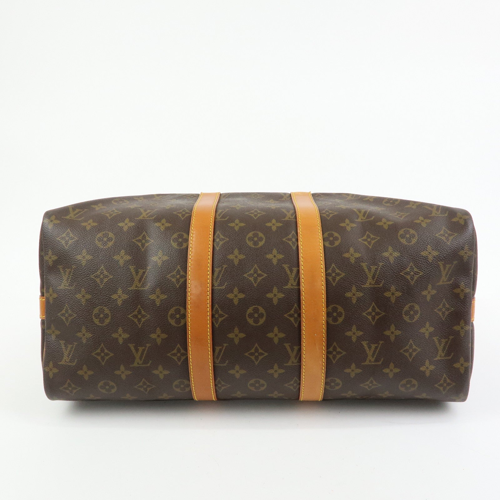Louis Vuitton Monogram Keep All Bandouliere 45 Boston Bag M41418