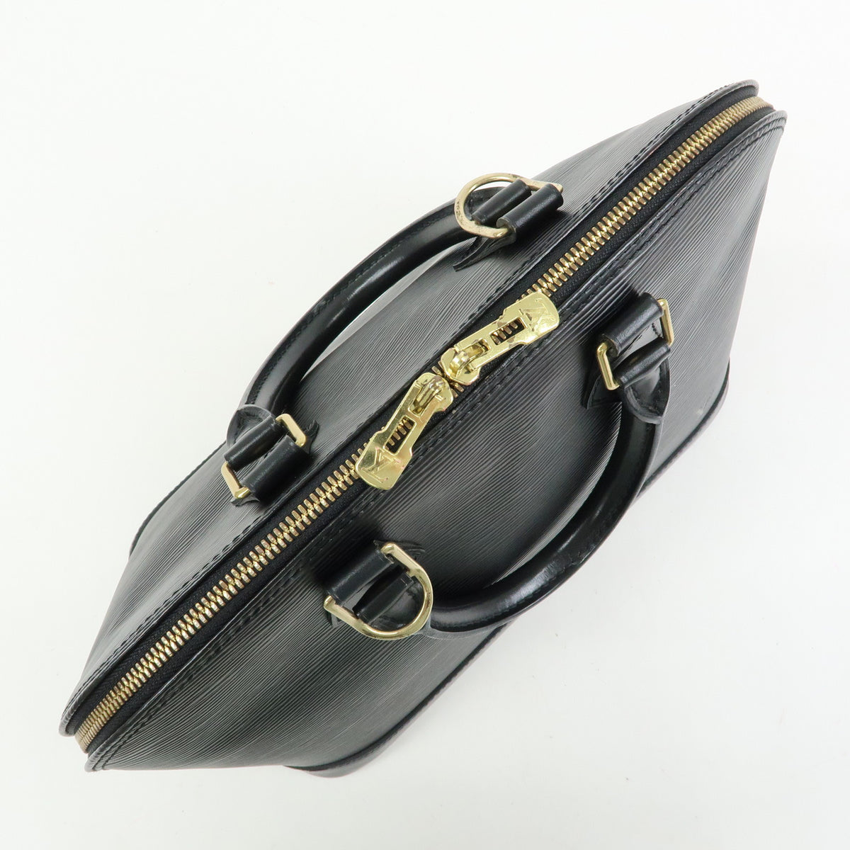 Louis Vuitton Epi Alma PM Hand Bag Noir Black M52142