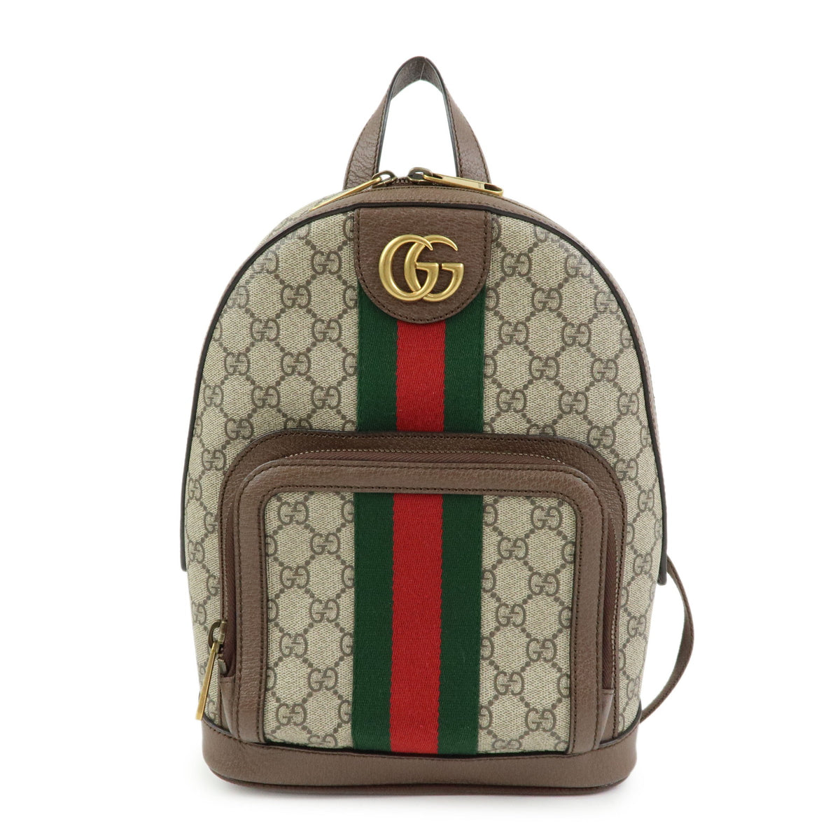 GUCCI Ophidia Sherry GG Supreme Leather Backpack Rucksack Beige 547965