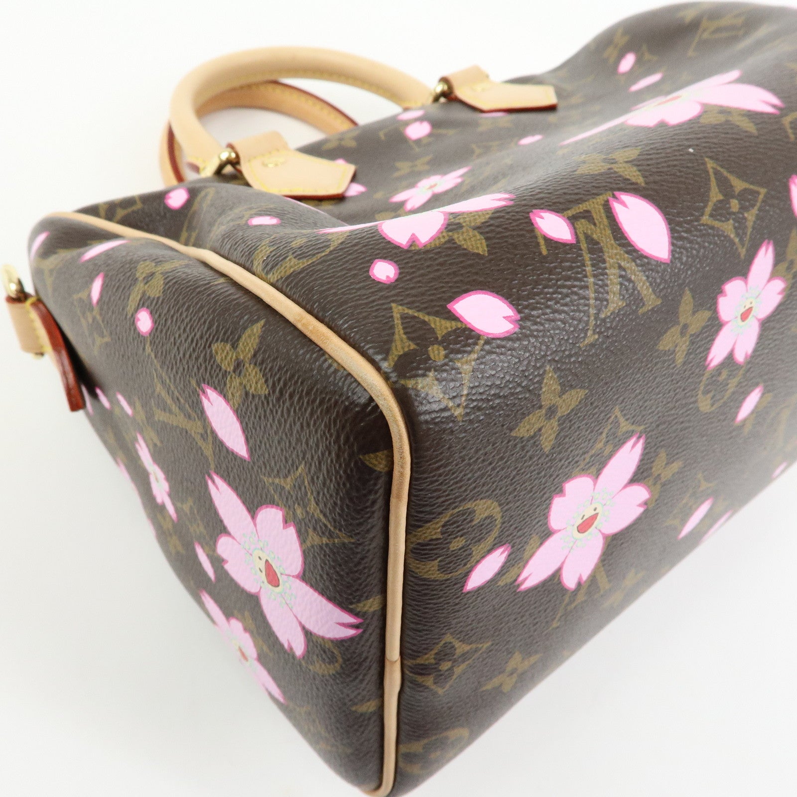 Louis Vuitton Monogram Murakami Speedy Bandouliere 25 Brown M14174