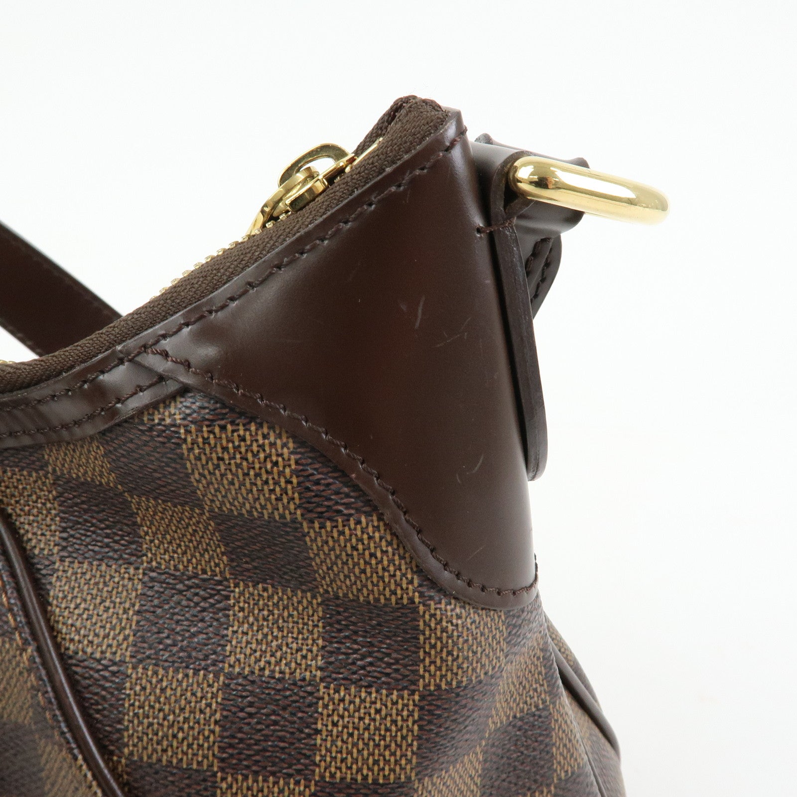 Louis Vuitton Damier Thames GM Shoulder Bag Brown N48181