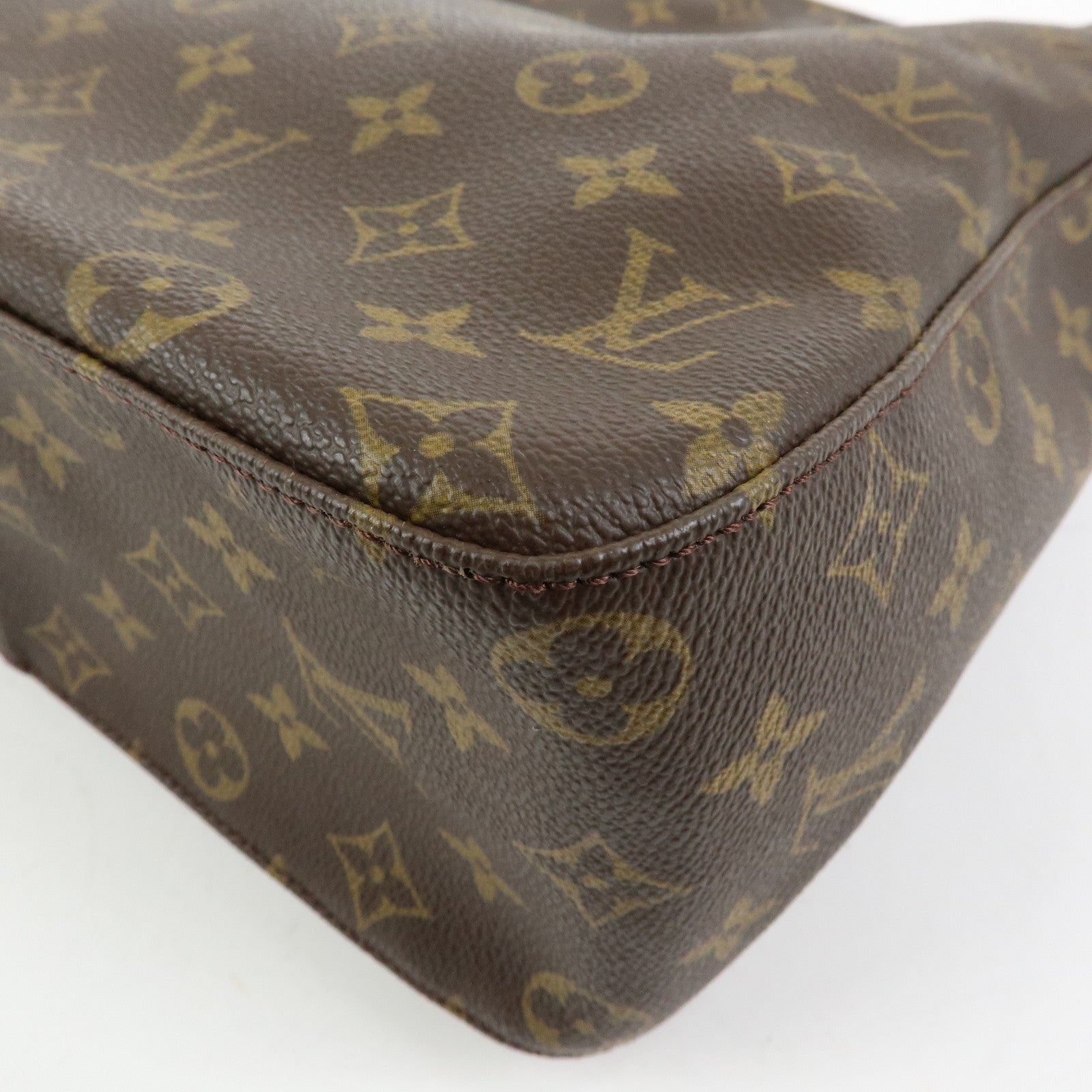 Louis Vuitton Monogram Looping GM Shoulder Bag Brown M51145