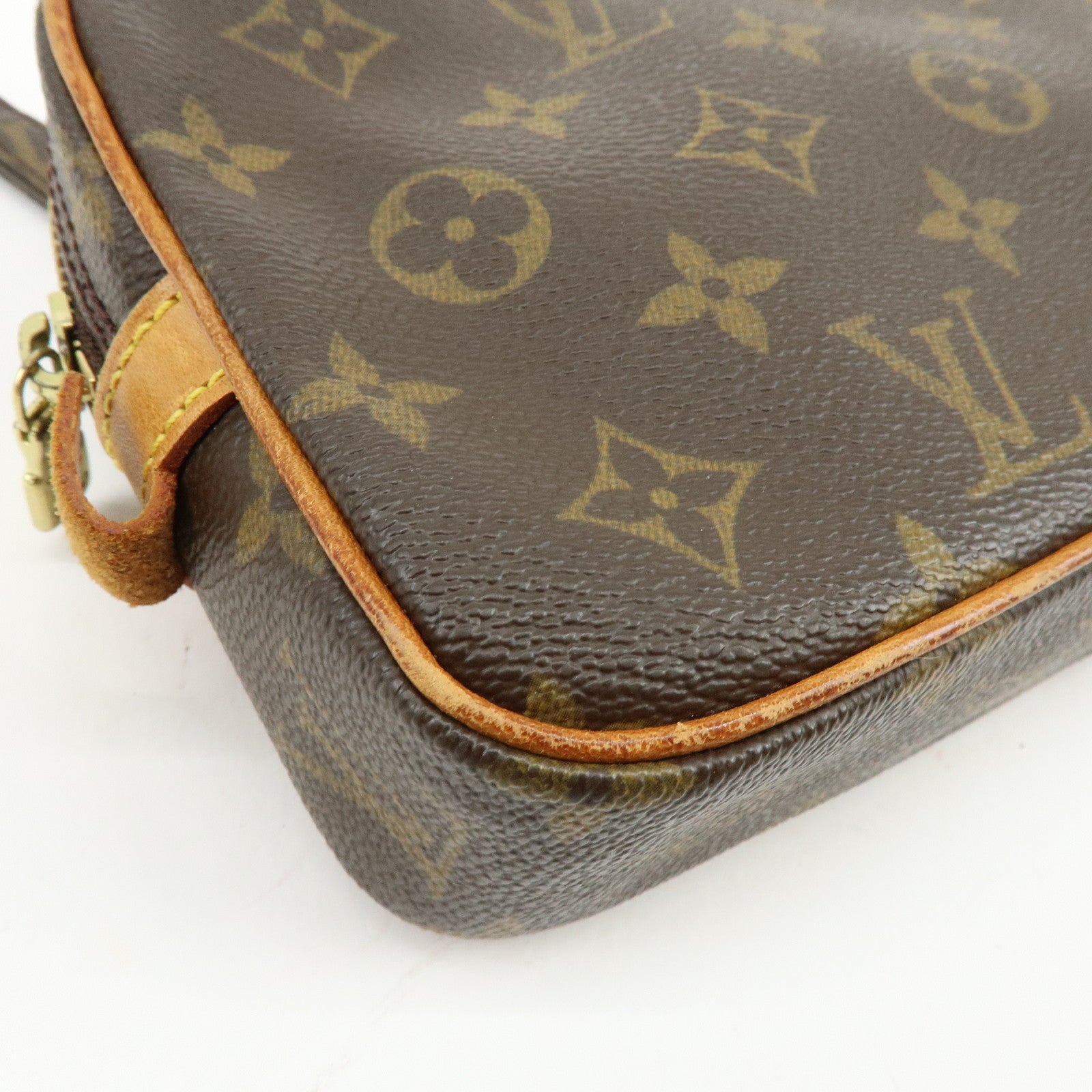 Louis Vuitton Monogram Pochette Marly Bandouliere Bag Brown M51828