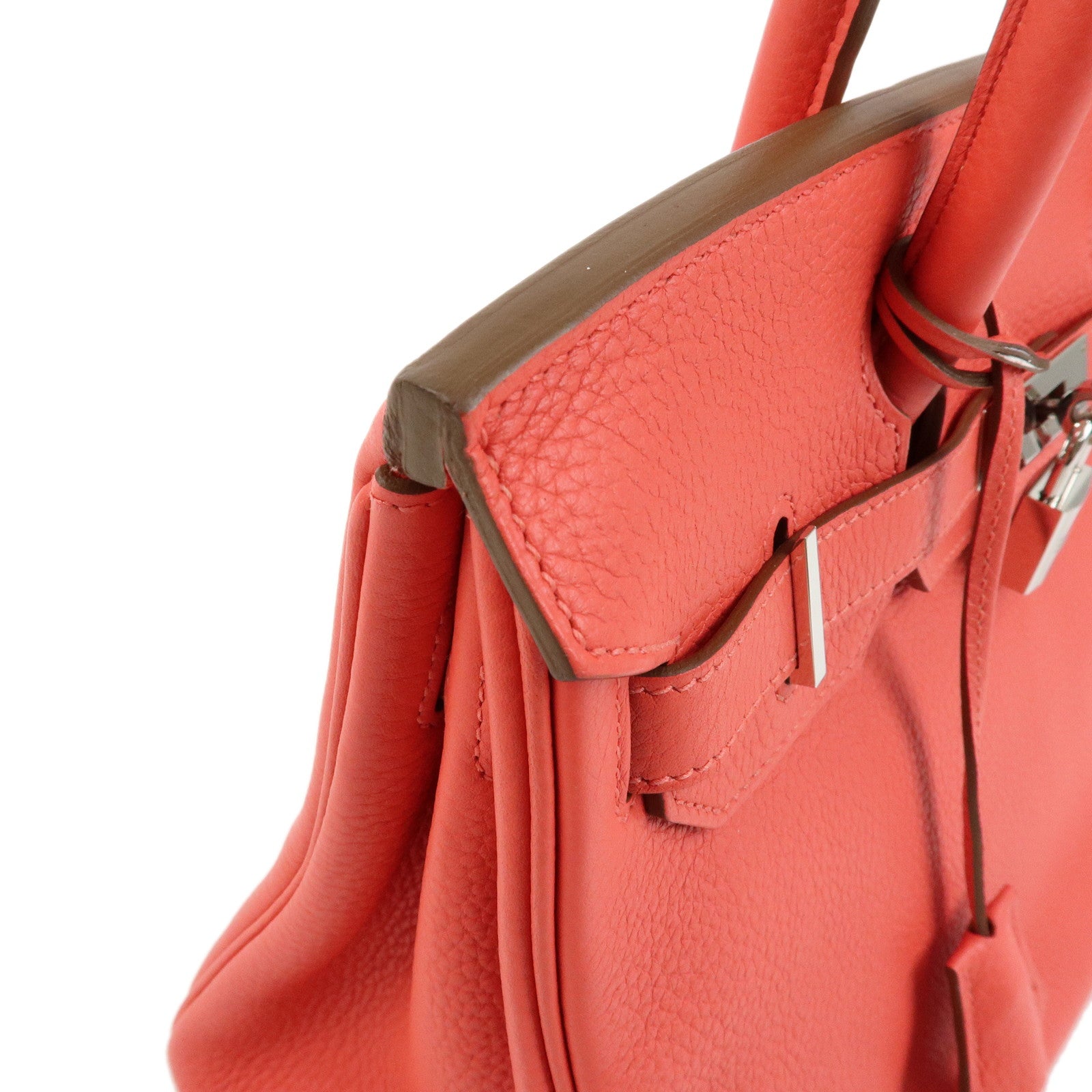 HERMES Birkin 30 Togo Leather Hand Bag □P Stamped Pink