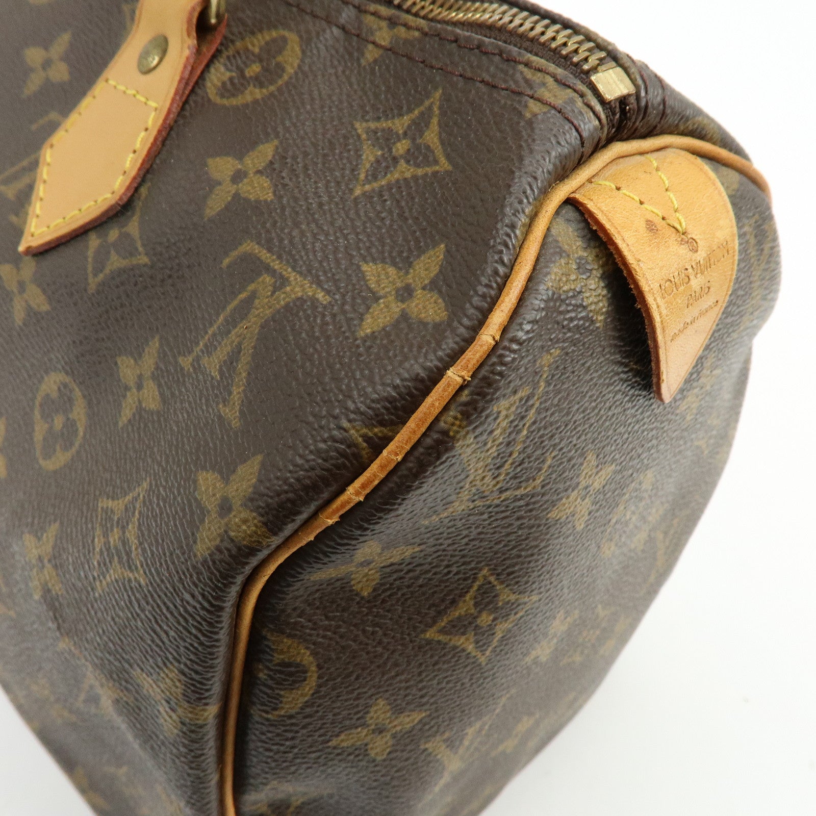 Louis Vuitton Monogram Speedy 30 Boston Bag Hand Bag Brown M41526