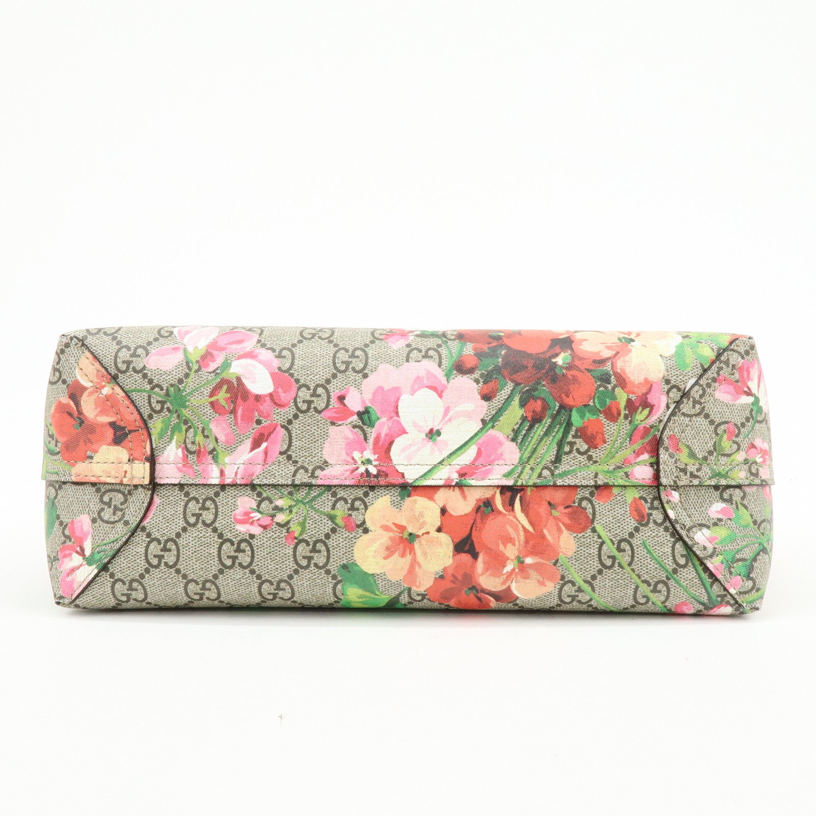 GUCCI GG Blooms GG Supreme Reversible Tote Shoulder bag 372613
