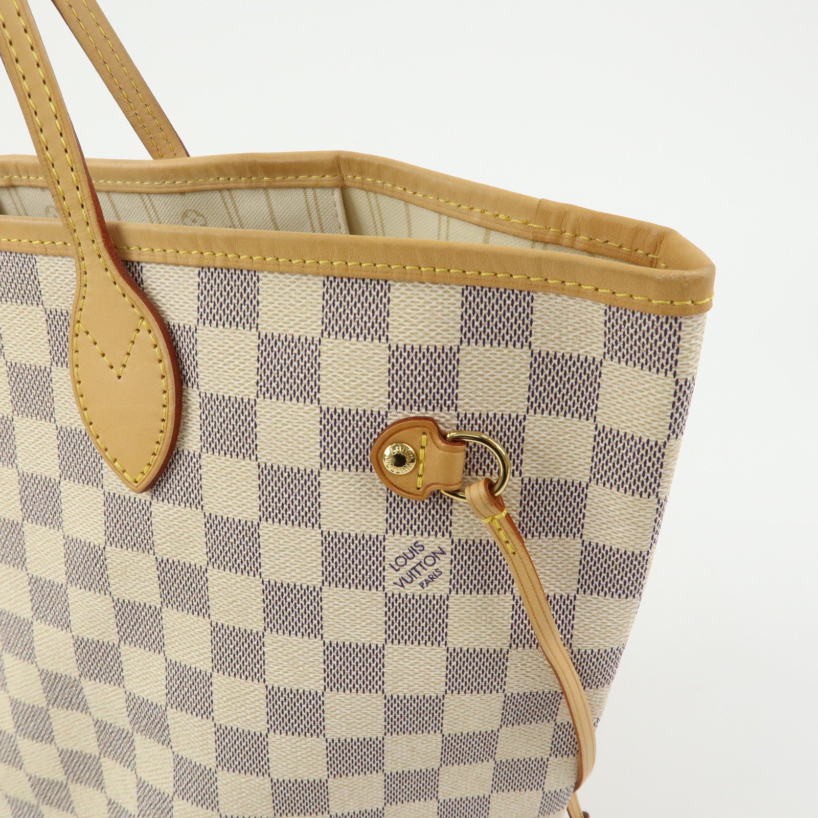 Louis Vuitton Damier Azur Neverfull MM Tote Bag Shoulder Bag N41361