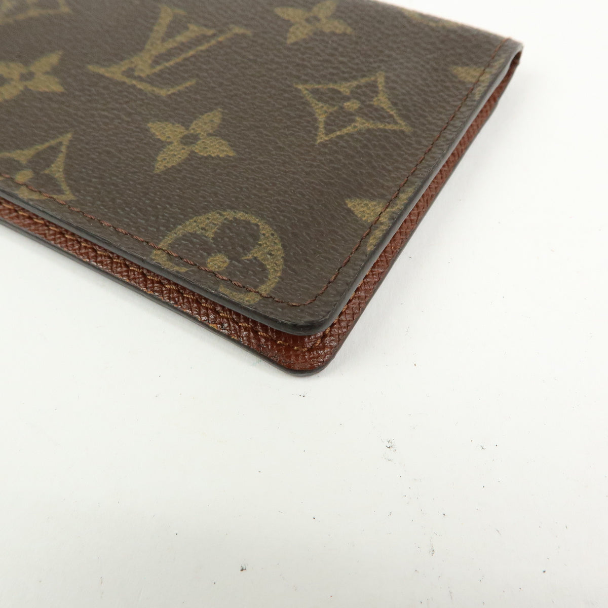 Louis Vuitton Monogram Porte 2 Cartes Vertical Card Case Brown M60533