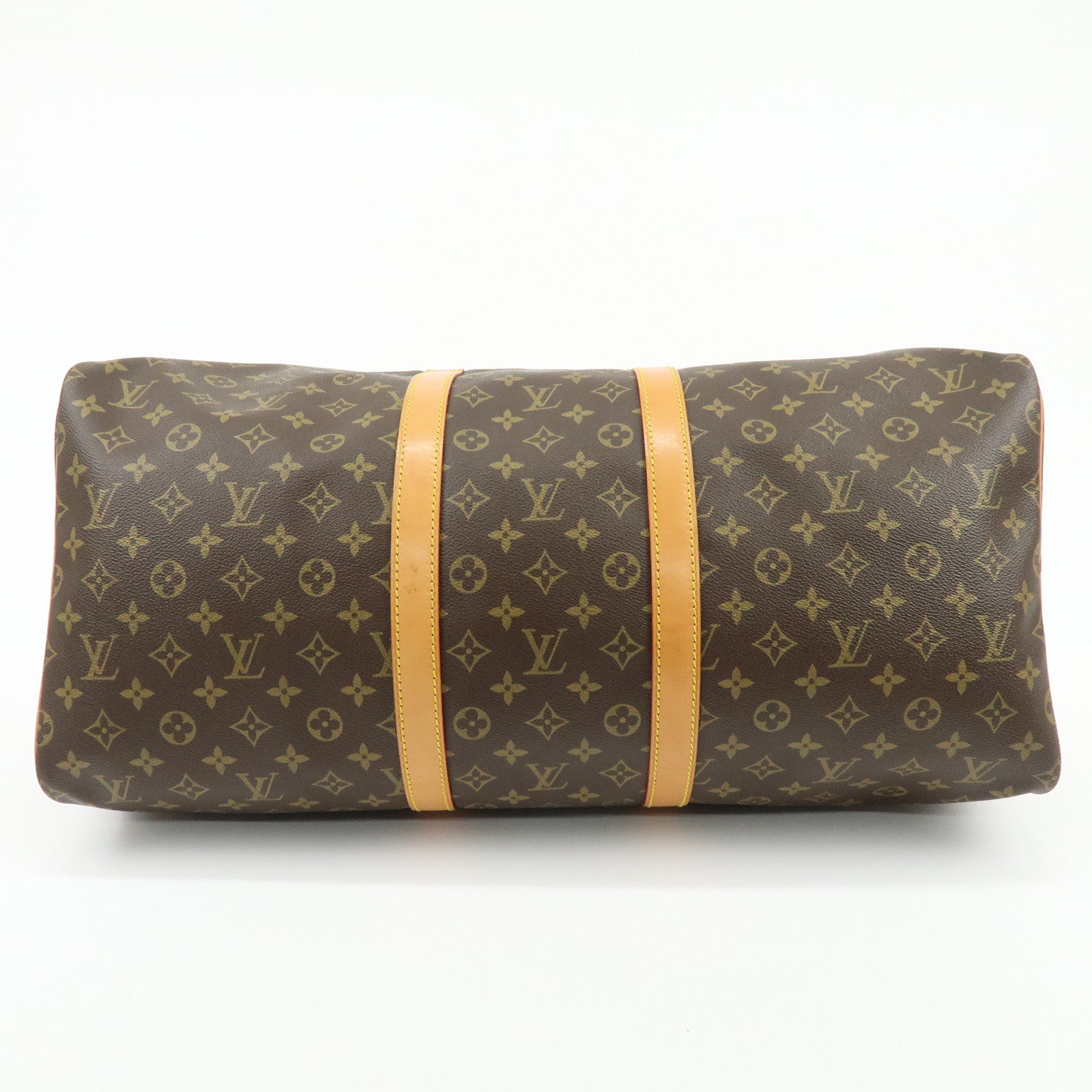 Louis Vuitton Monogram Keep All 55 Boston Bag Brown M41424