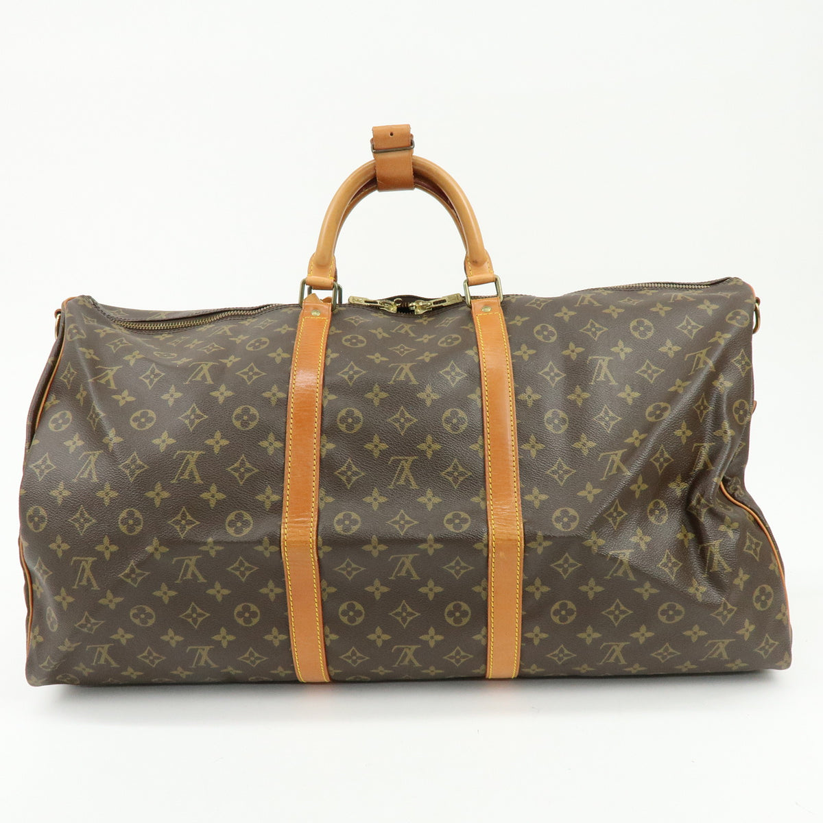 Louis Vuitton Monogram Keep All Bandouliere 60 Boston Bag M41412