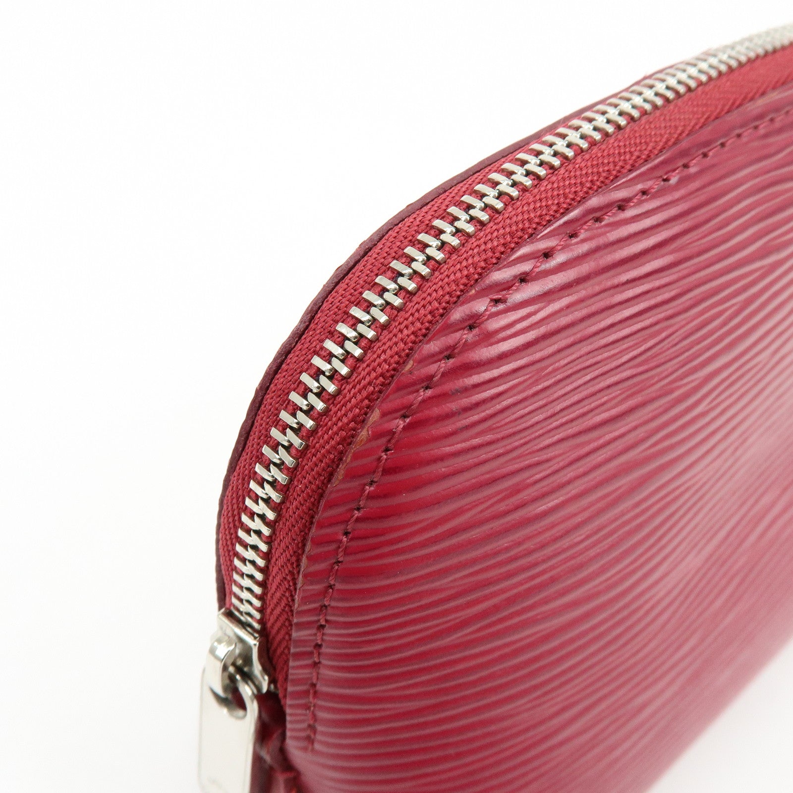 Louis Vuitton Epi Pochette Cosmetic Pouch Fuchsia Pink M40641
