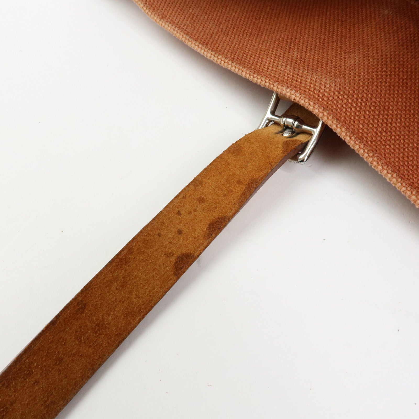 HERMES Etriviere Elan Toile Goeland Tote Bag Shoulder Bag □O Stamped