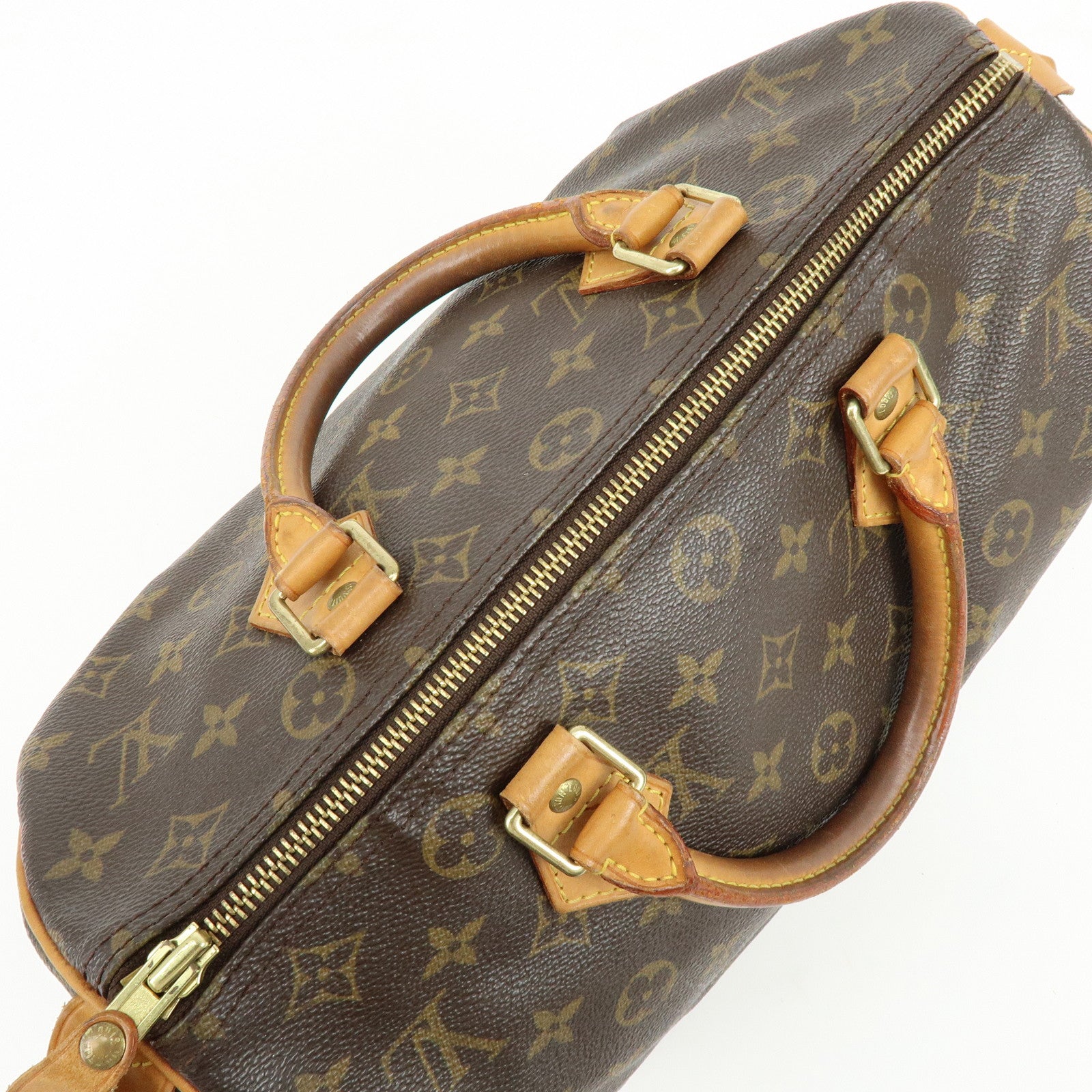Louis Vuitton Monogram Speedy 30 Boston Bag Hand Bag Brown M41526