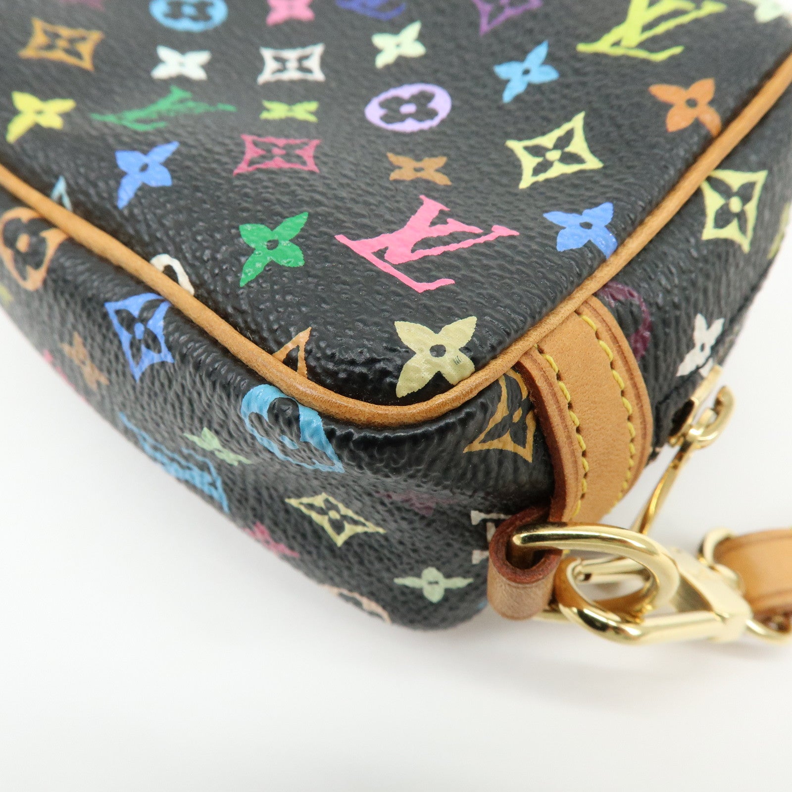 Louis Vuitton Monogram Multicolor Trousse Wapity Pouch Wrist Bag M58034