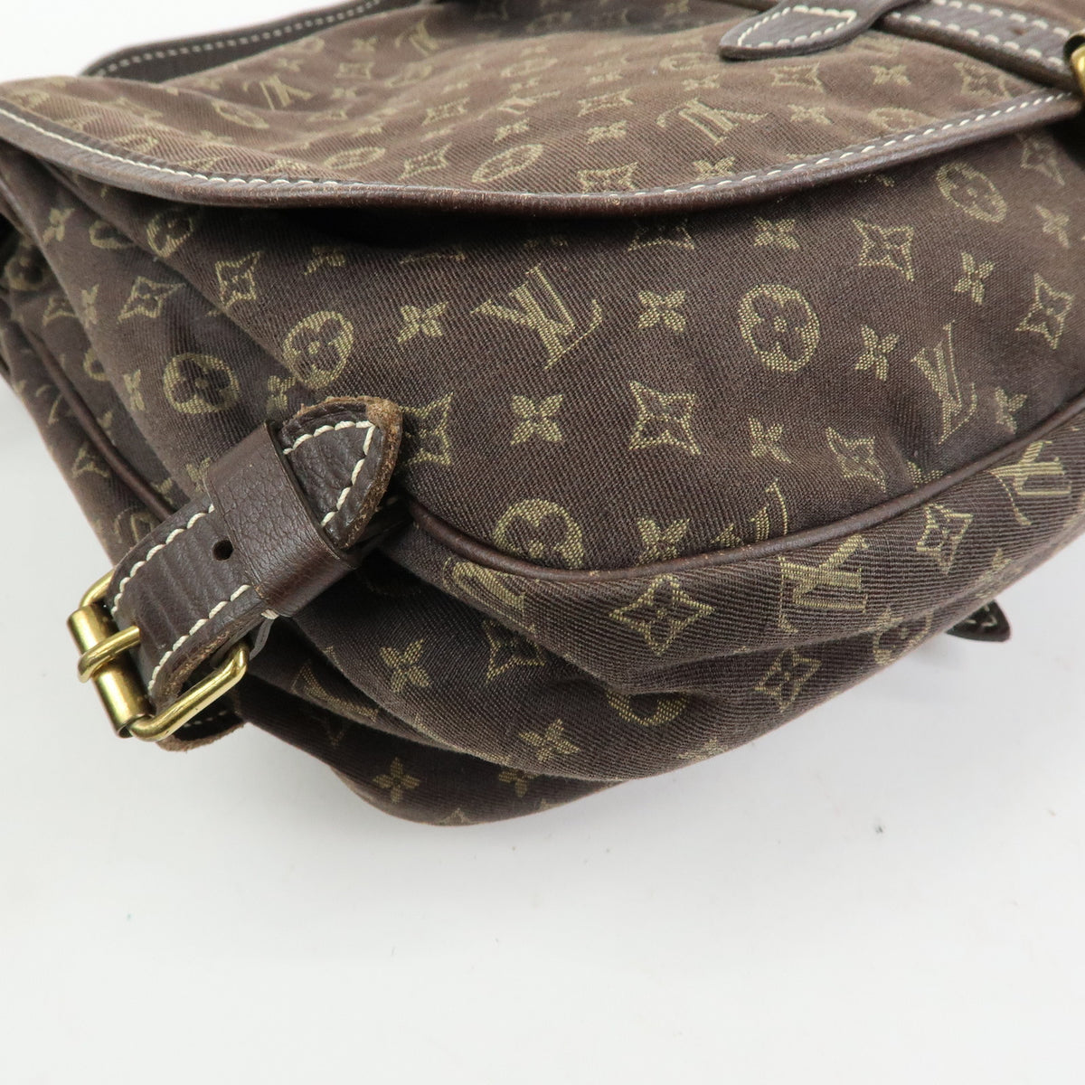 Louis Vuitton Monogram Mini Lin Saumur Shoulder Bag M95277