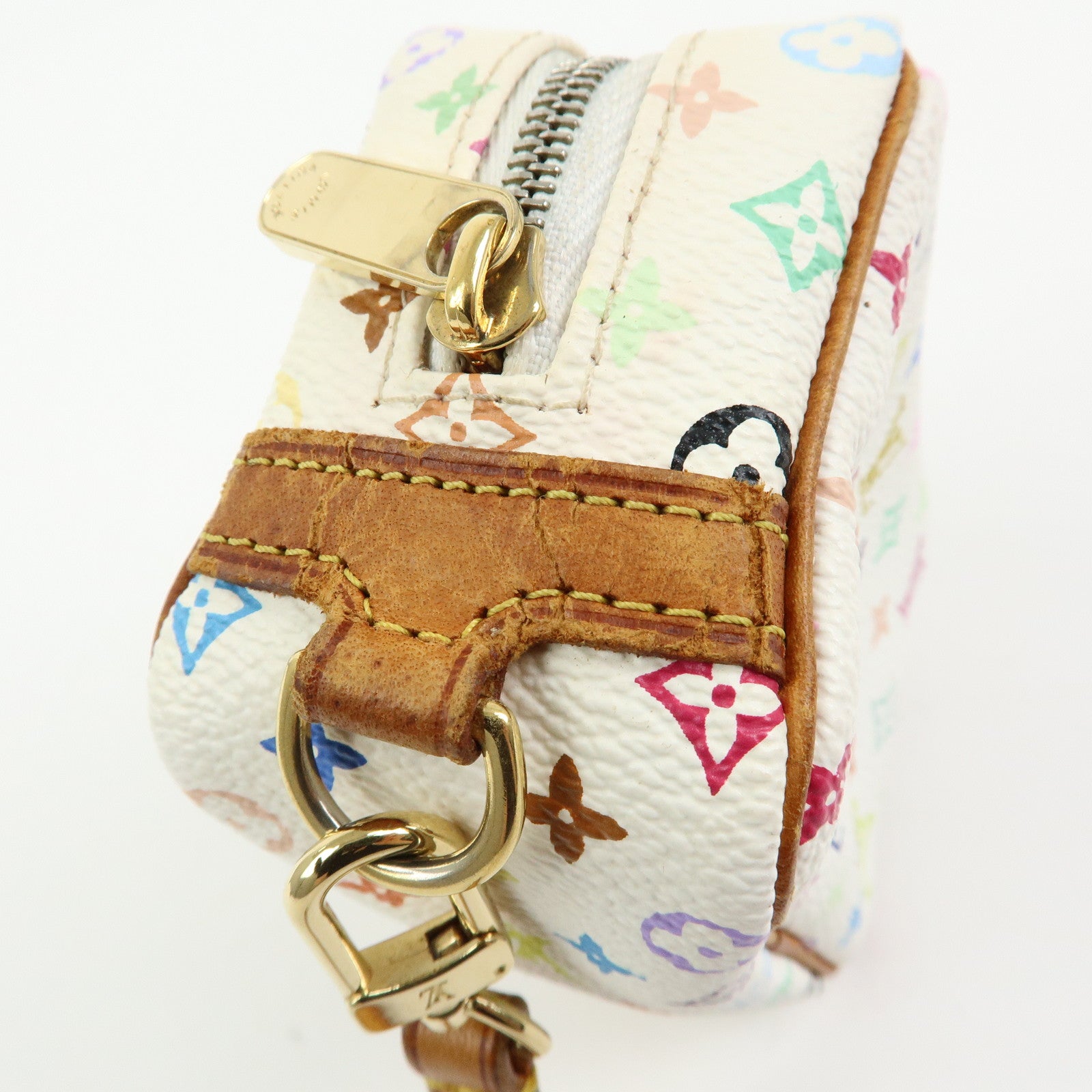Louis Vuitton Monogram Multicolor Trousse Wapity Pouch Blanc M58033