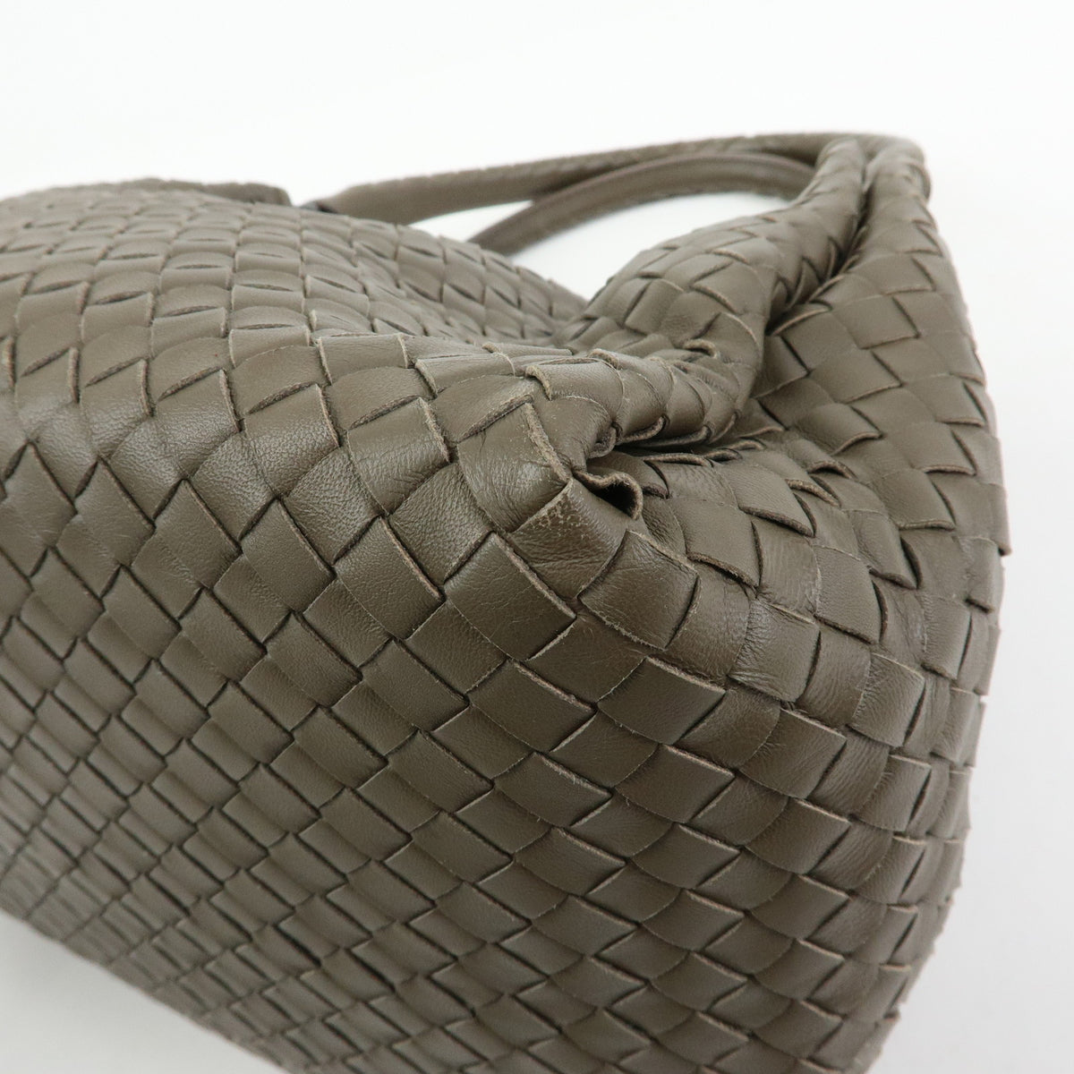 BOTTEGA VENETA Intrecciato Parachute Nappa Leather Shoulder Bag 428047