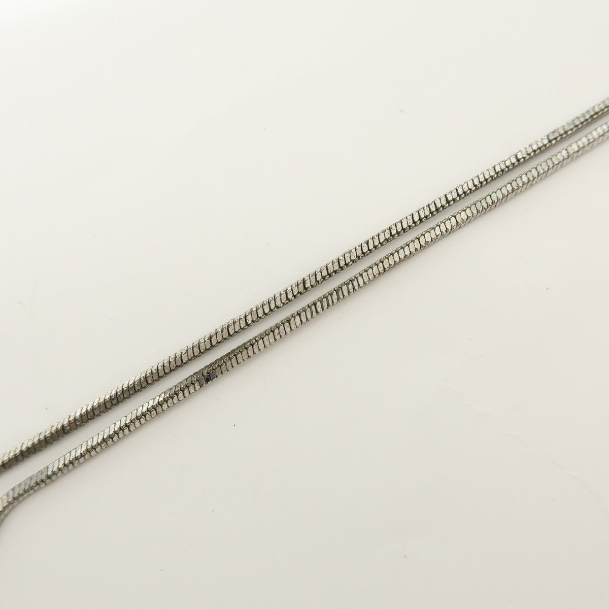 Christian Dior Trotter Plate Metal Necklace Pink Silver White