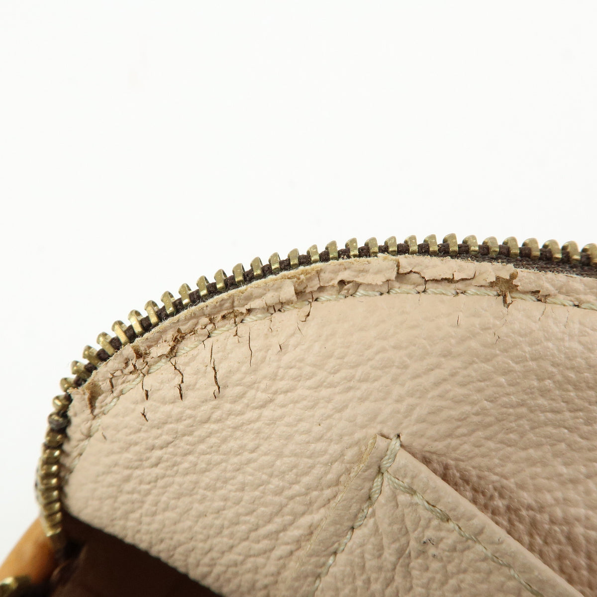Louis Vuitton Monogram Pochette Cosmetic PM Pouch Brown M47515