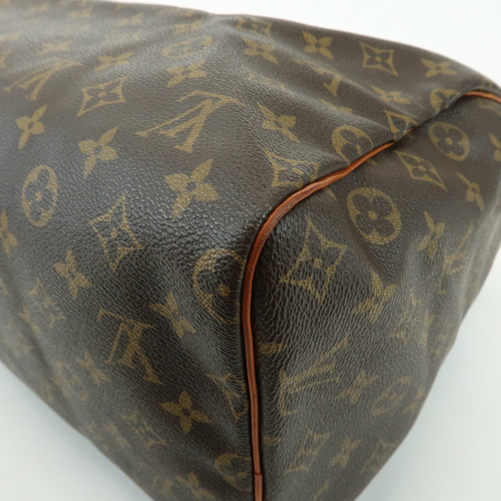 Louis Vuitton Monogram Speedy 40 Hand Bag Boston Bag Brown M41522