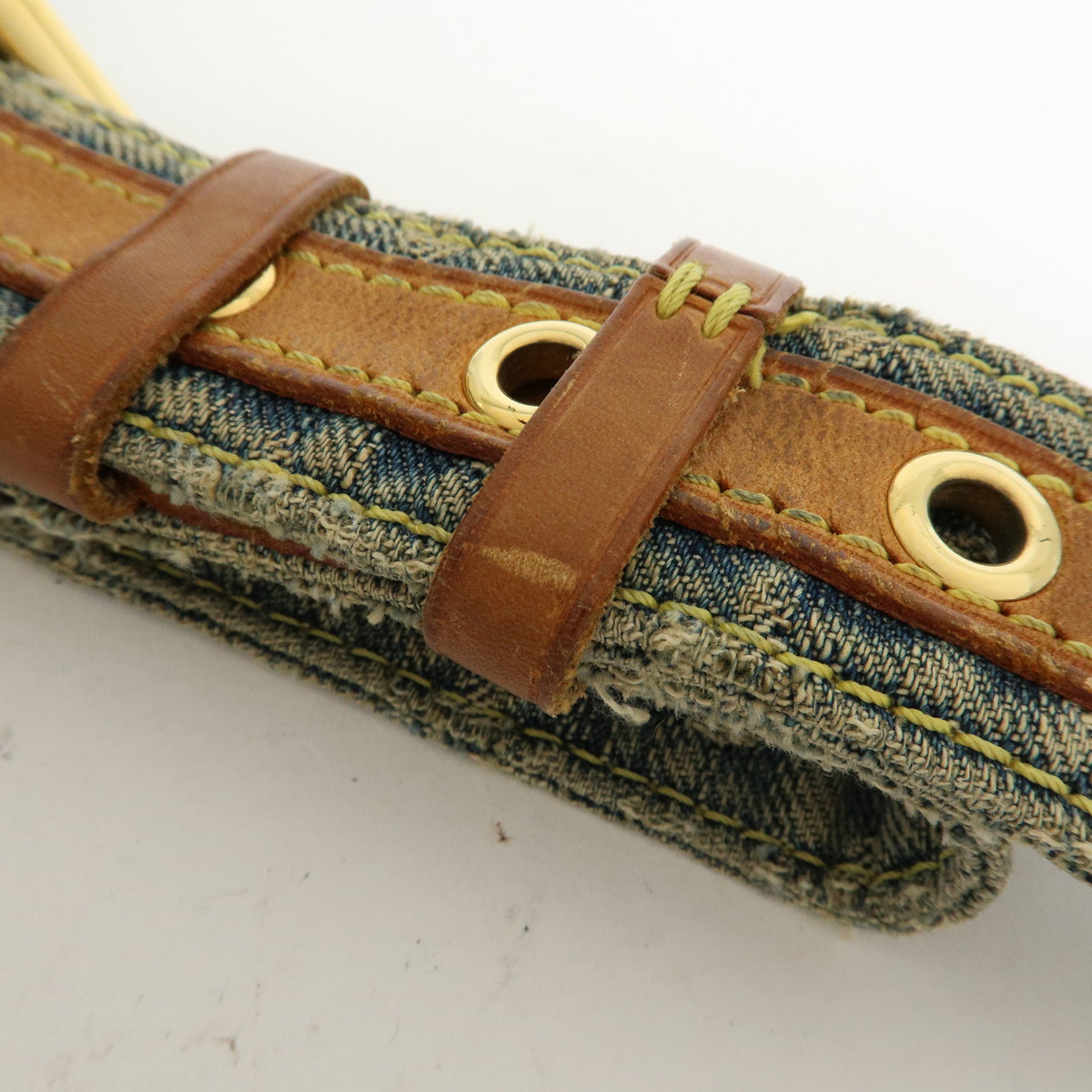 Louis Vuitton Monogram Denim Bum Bag Waist Bag Blue M95347