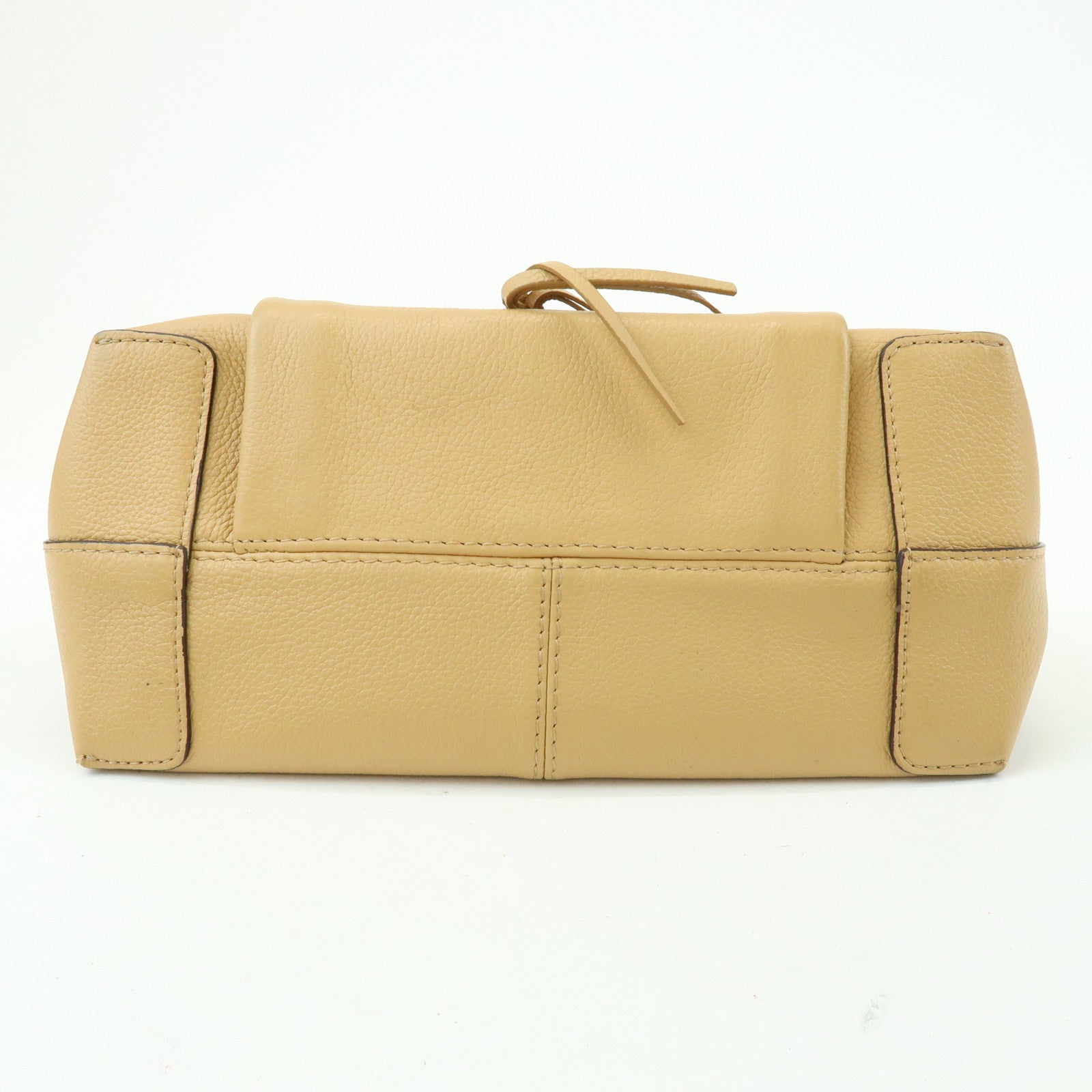 Chloe See by Chloe Joan Leather Suede 2Way Bag Hand Bag Beige